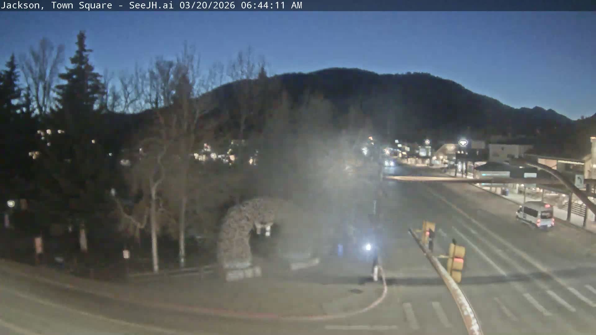 Jackson Hole, Jackson Town Junction Easy View Live Cam - Jackson, Teton, Wyoming, USA