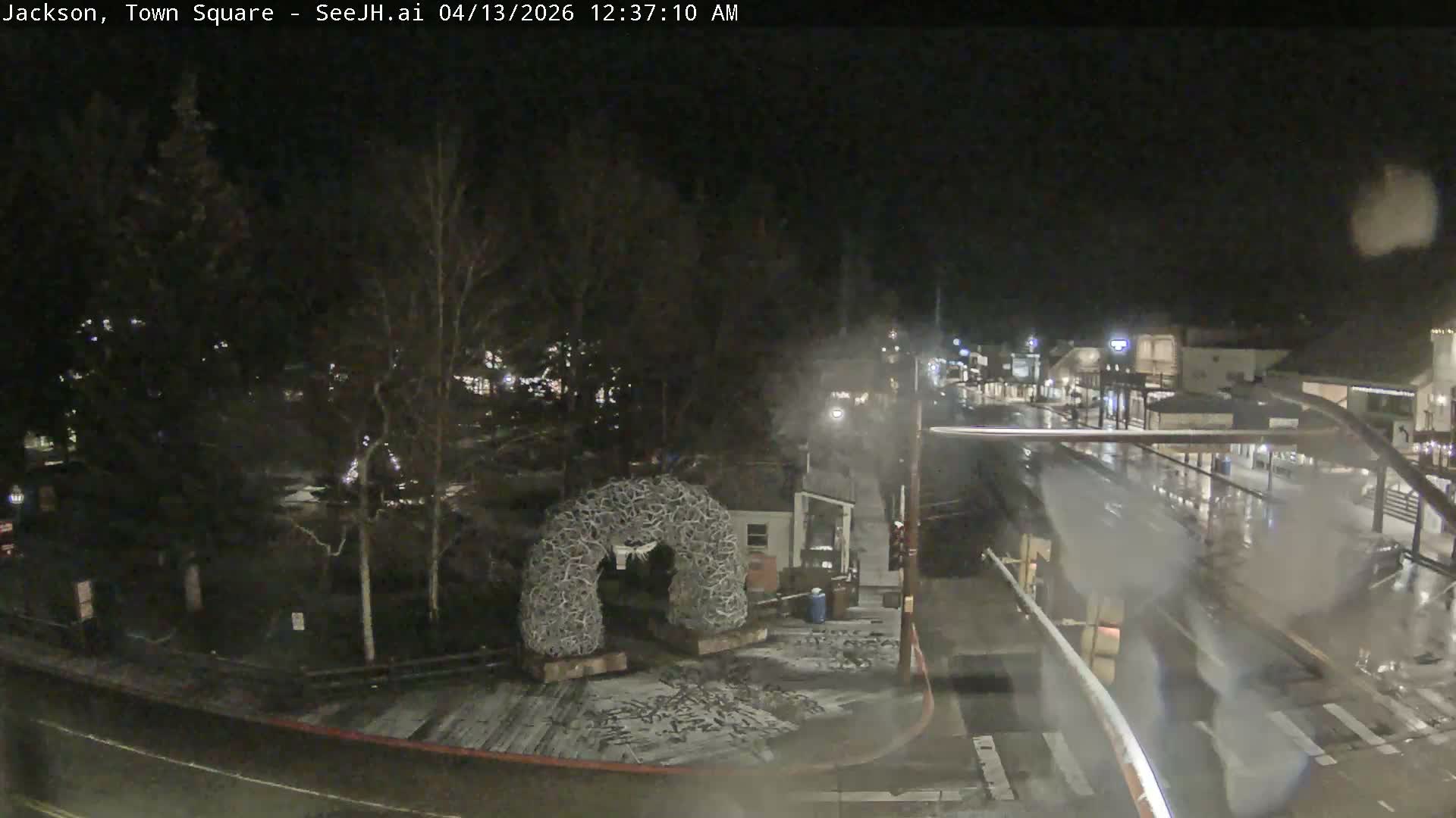 Jackson Hole, Jackson Town Junction Easy View Live Cam - Jackson, Teton, Wyoming, USA