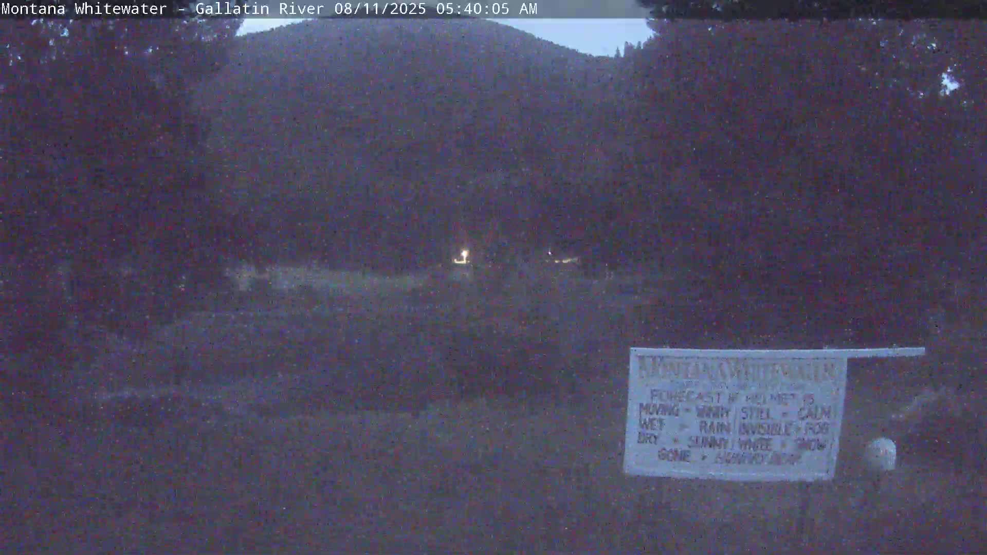 Montana Whitewater Rafting & Zipline in Gallatin River Live Cam - Gallatin Gateaway, Gallatin, Montana, USA