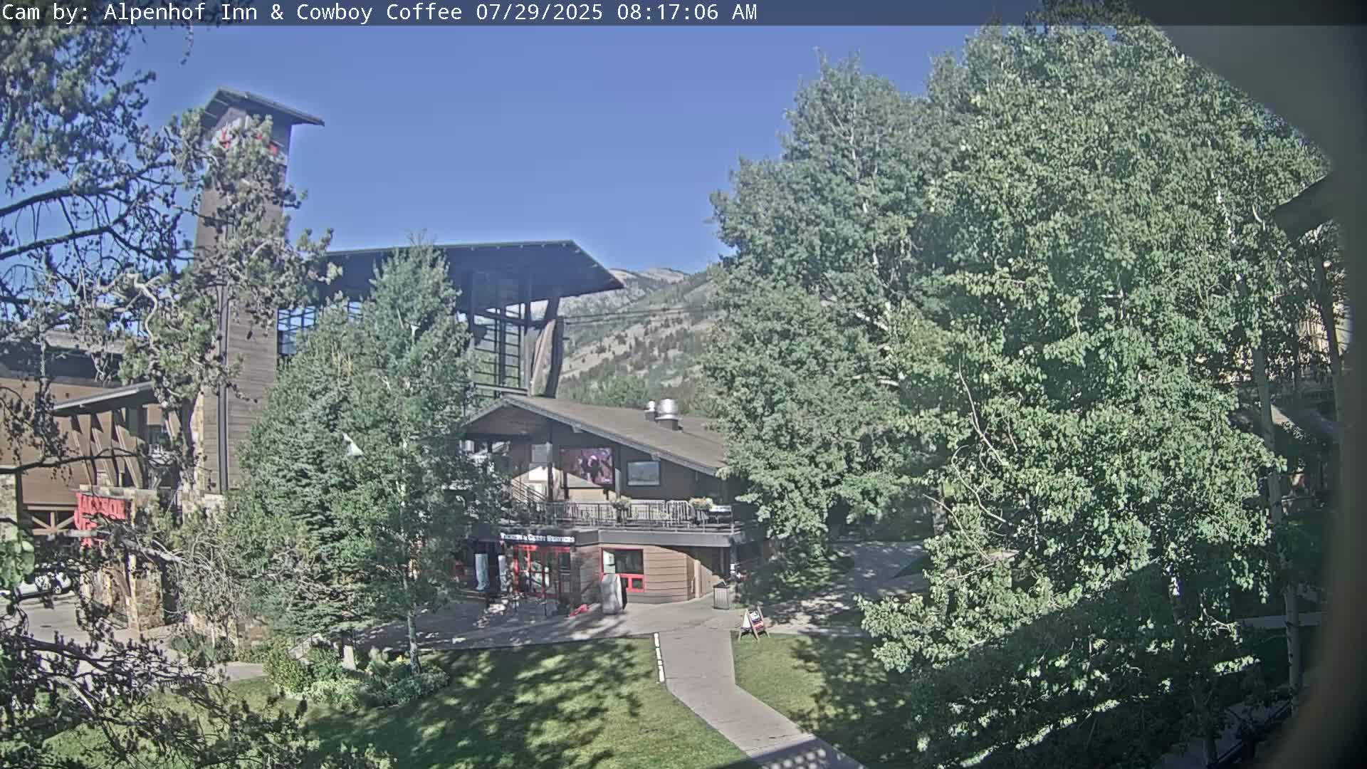  Jackson Hole Mountains &  Teton Ski Village  Live Cam - Teton Village, Teton, Wyoming, USA