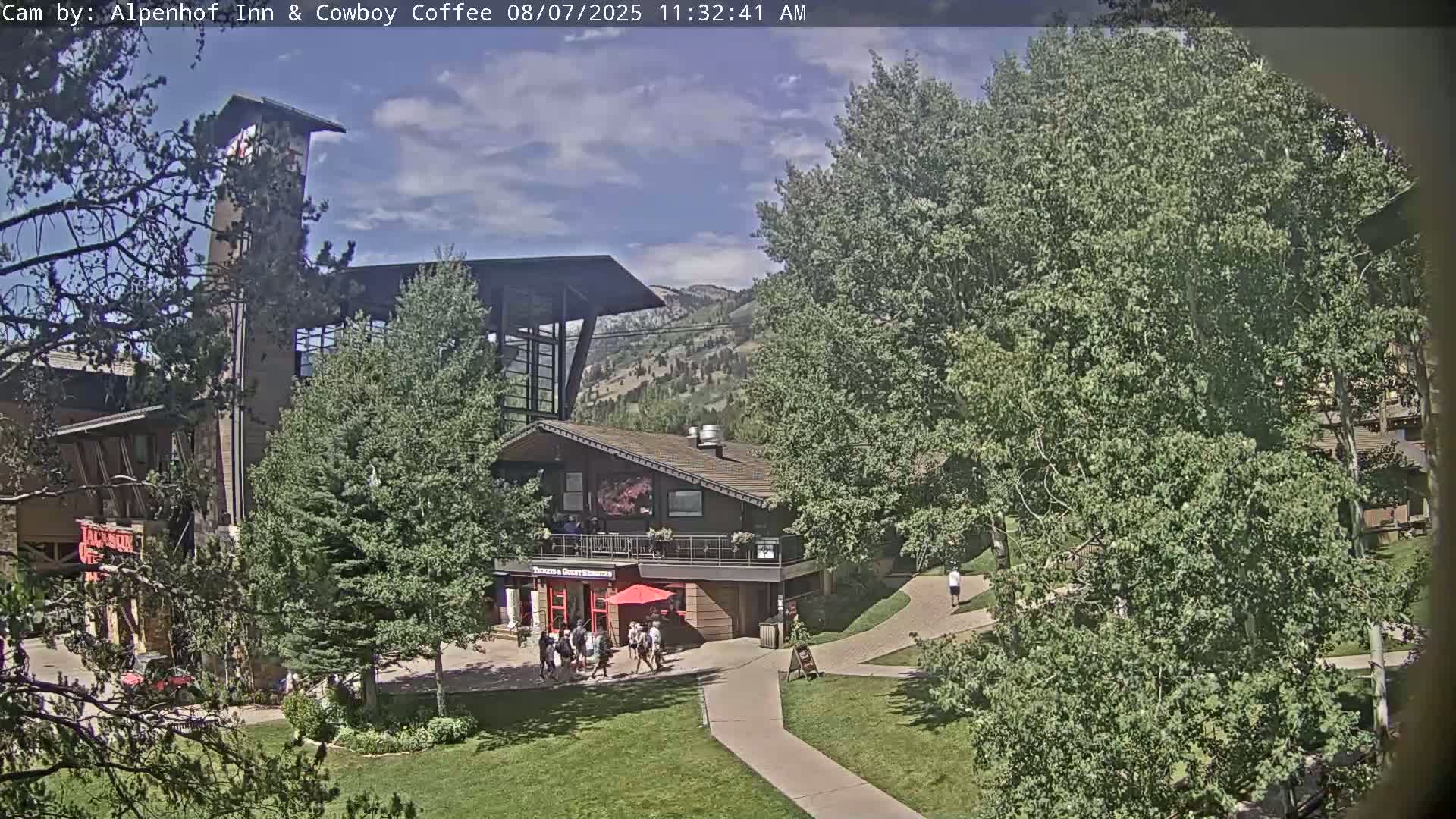 Jackson Hole Mountains &  Teton Ski Village  Live Cam - Teton Village, Teton, Wyoming, USA