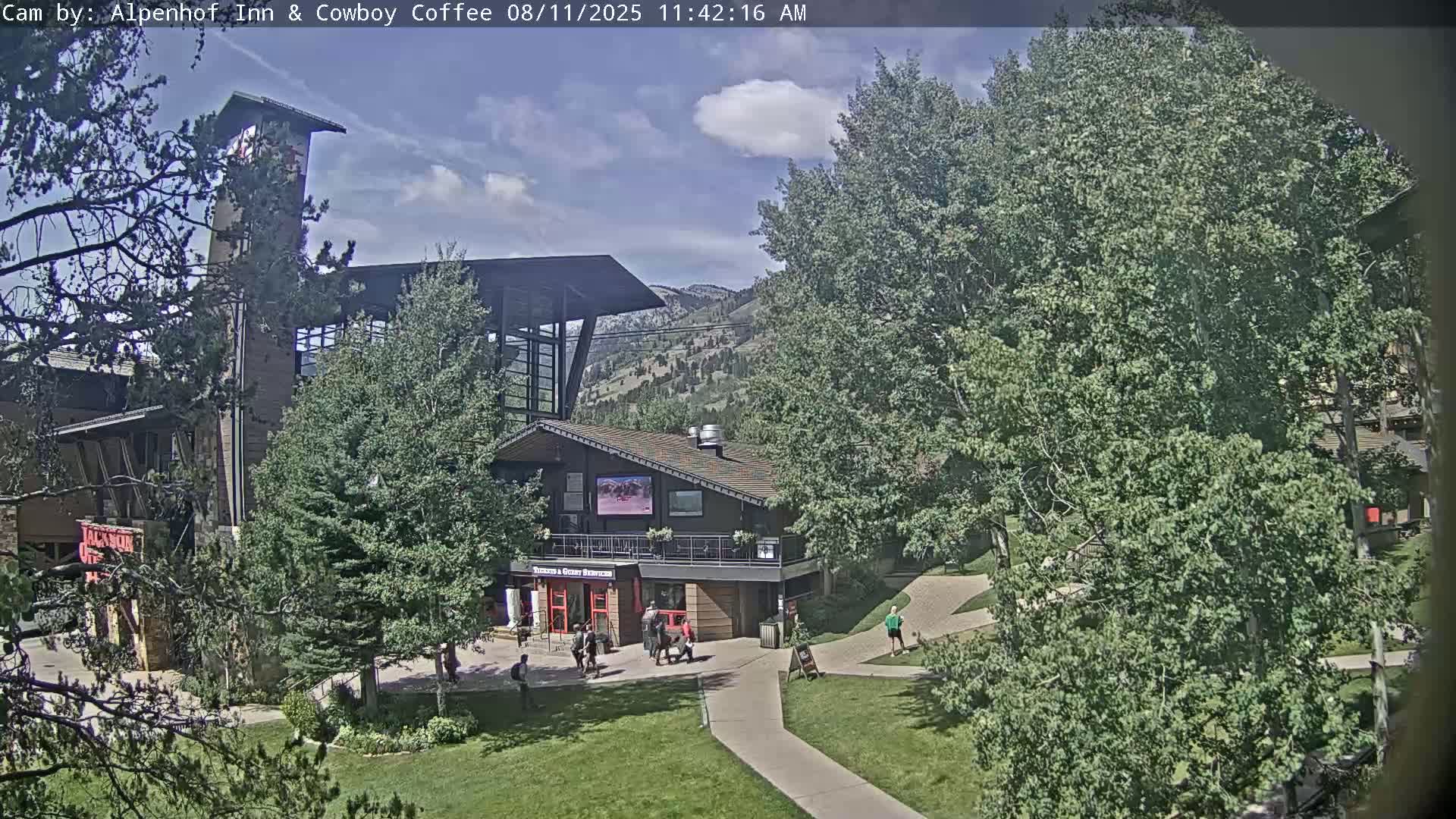  Jackson Hole Mountains &  Teton Ski Village  Live Cam - Teton Village, Teton, Wyoming, USA