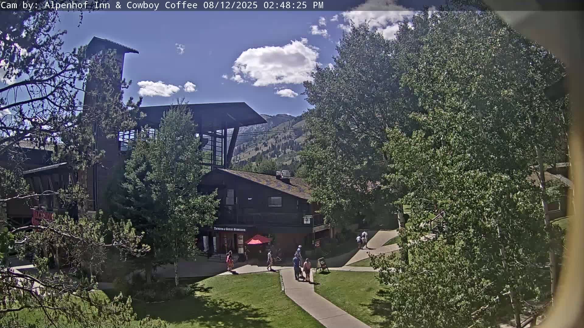  Jackson Hole Mountains &  Teton Ski Village  Live Cam - Teton Village, Teton, Wyoming, USA