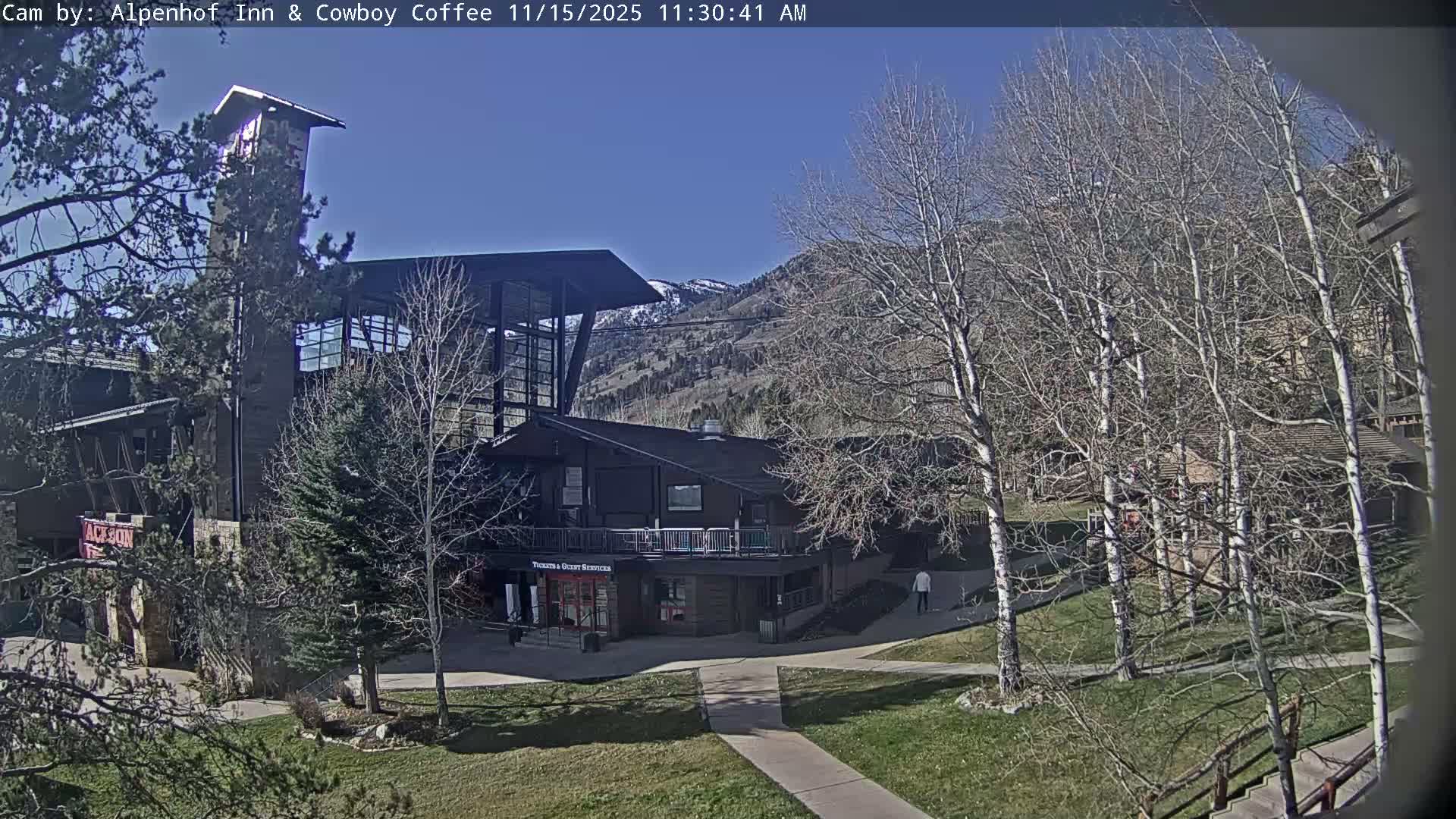  Jackson Hole Mountains &  Teton Ski Village  Live Cam - Teton Village, Teton, Wyoming, USA