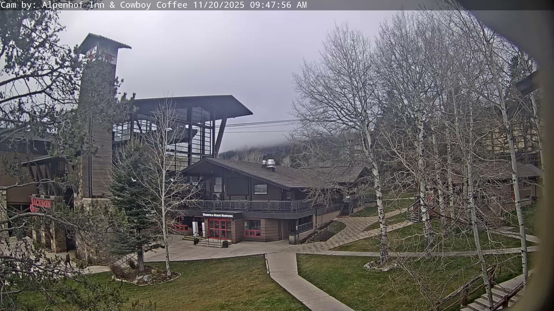  Jackson Hole Mountains &  Teton Ski Village  Live Cam - Teton Village, Teton, Wyoming, USA