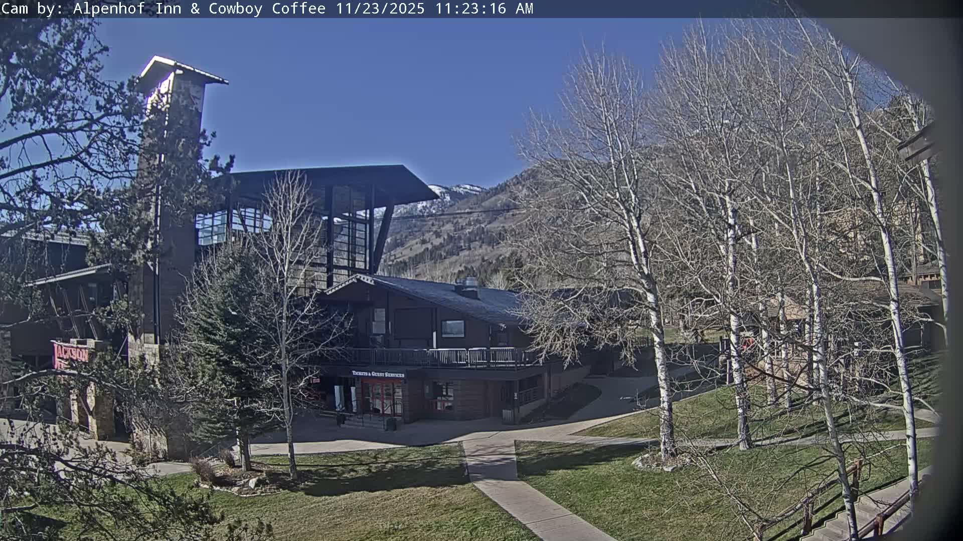  Jackson Hole Mountains &  Teton Ski Village  Live Cam - Teton Village, Teton, Wyoming, USA