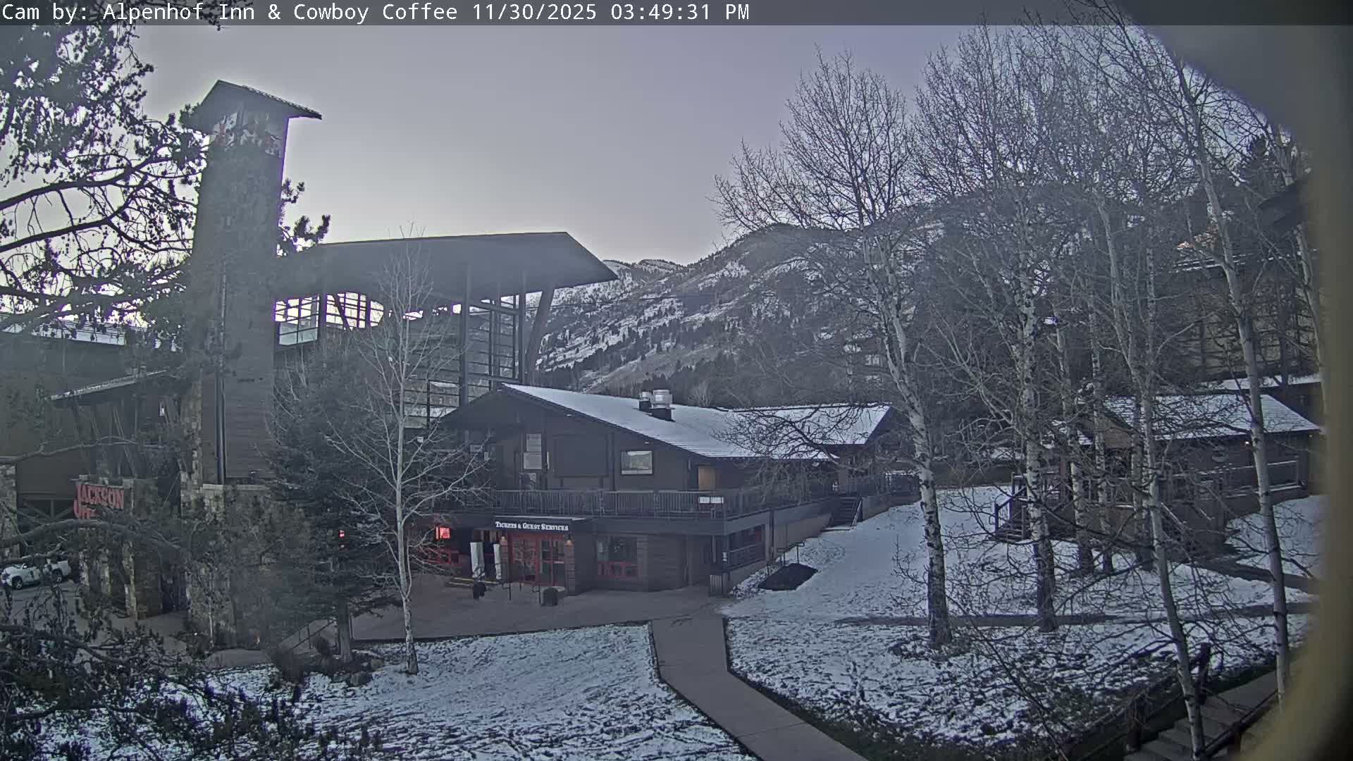  Jackson Hole Mountains &  Teton Ski Village  Live Cam - Teton Village, Teton, Wyoming, USA