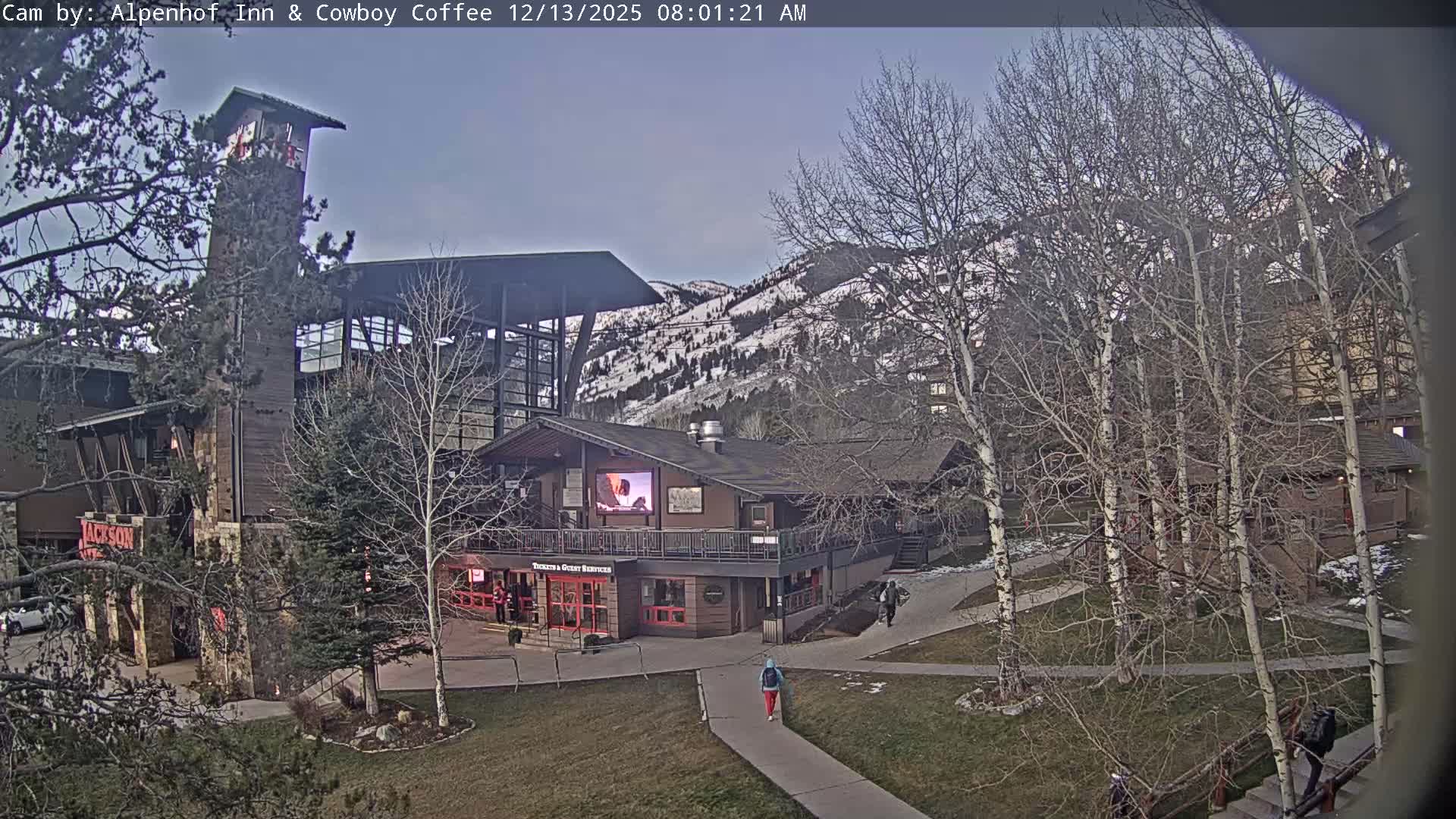  Jackson Hole Mountains &  Teton Ski Village  Live Cam - Teton Village, Teton, Wyoming, USA