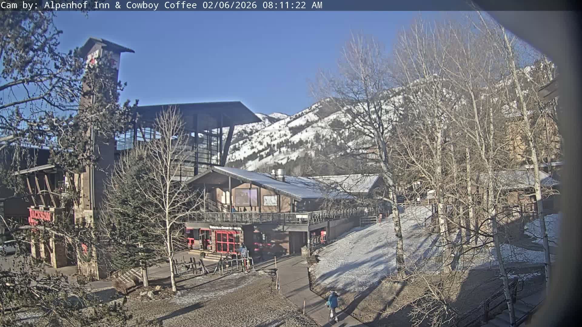  Jackson Hole Mountains &  Teton Ski Village  Live Cam - Teton Village, Teton, Wyoming, USA
