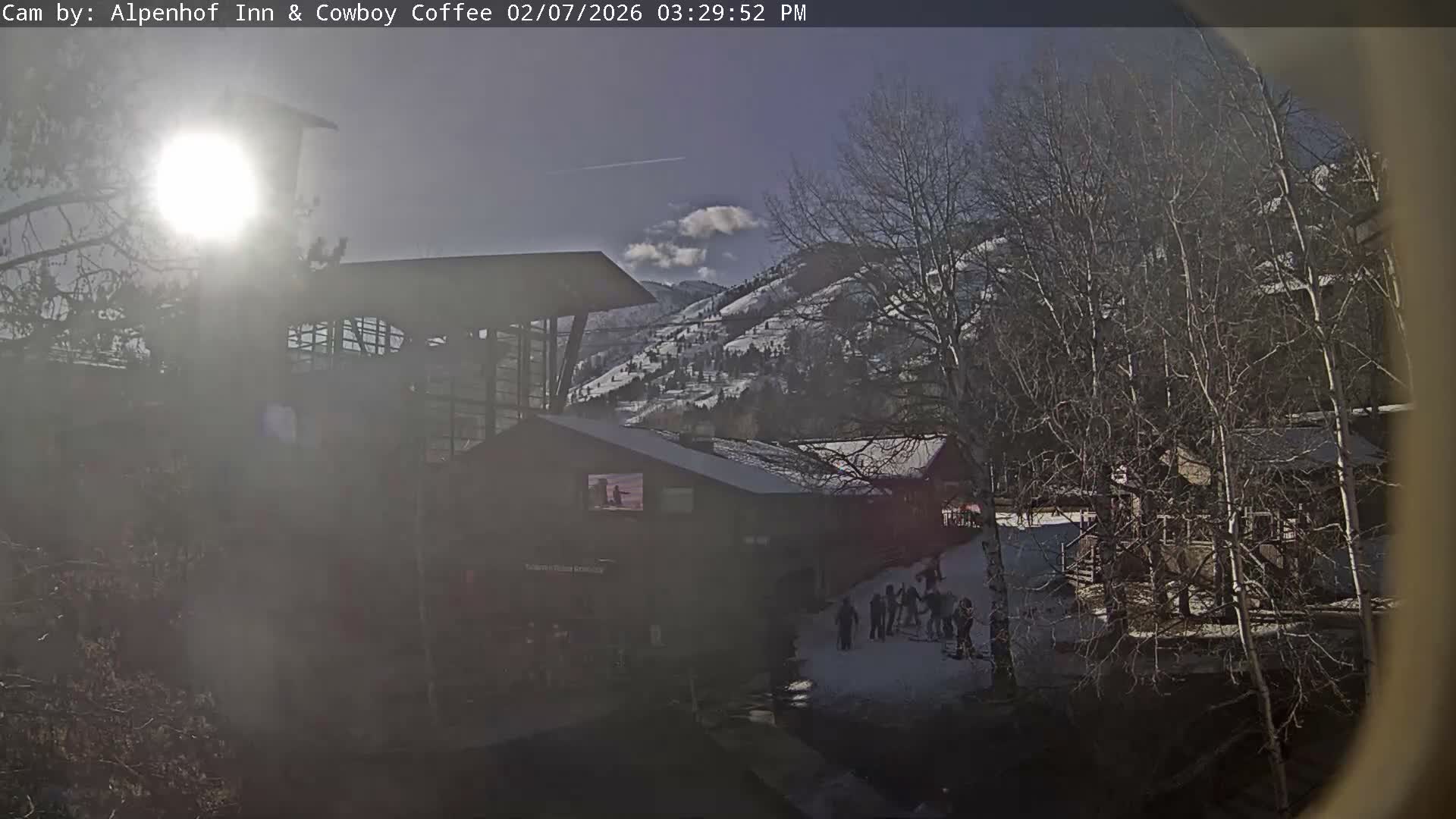  Jackson Hole Mountains &  Teton Ski Village  Live Cam - Teton Village, Teton, Wyoming, USA