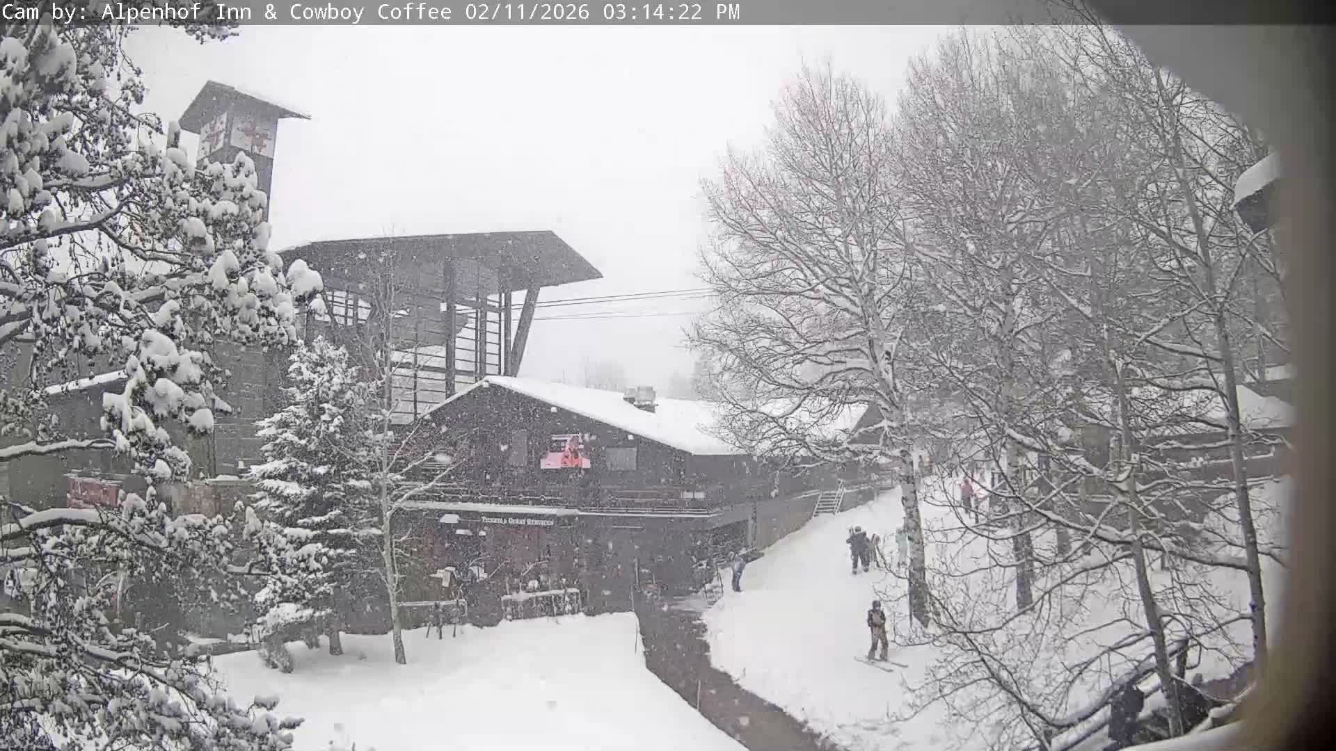  Jackson Hole Mountains &  Teton Ski Village  Live Cam - Teton Village, Teton, Wyoming, USA