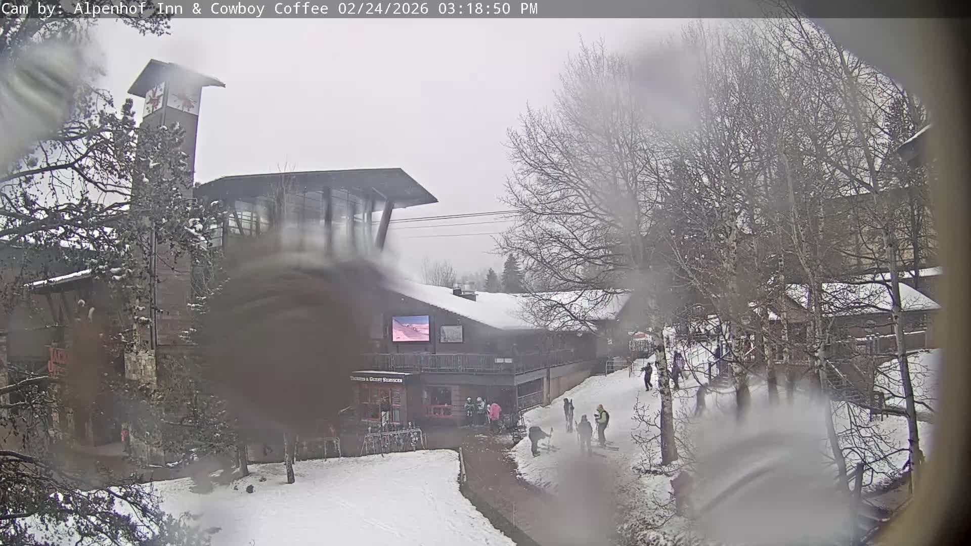  Jackson Hole Mountains &  Teton Ski Village  Live Cam - Teton Village, Teton, Wyoming, USA