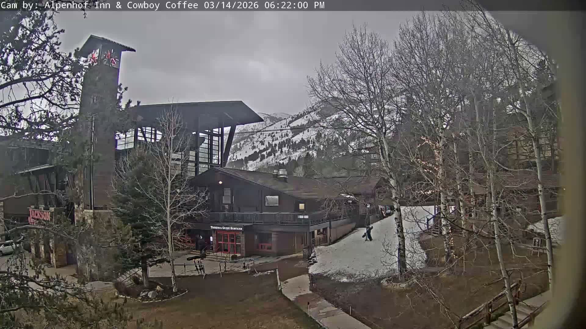  Jackson Hole Mountains &  Teton Ski Village  Live Cam - Teton Village, Teton, Wyoming, USA