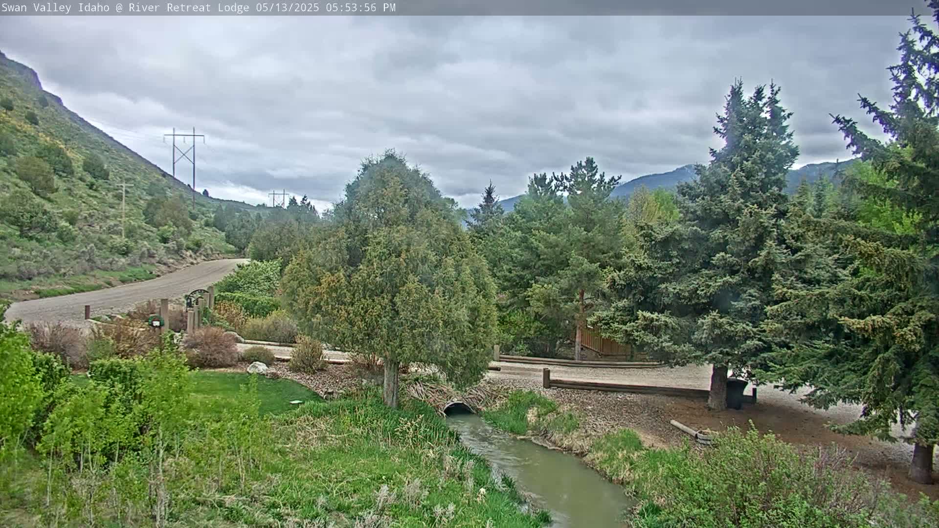 Swan Valley , River Retreat Lodge Live Cam - Irwin, Bonneville, Idaho, USA