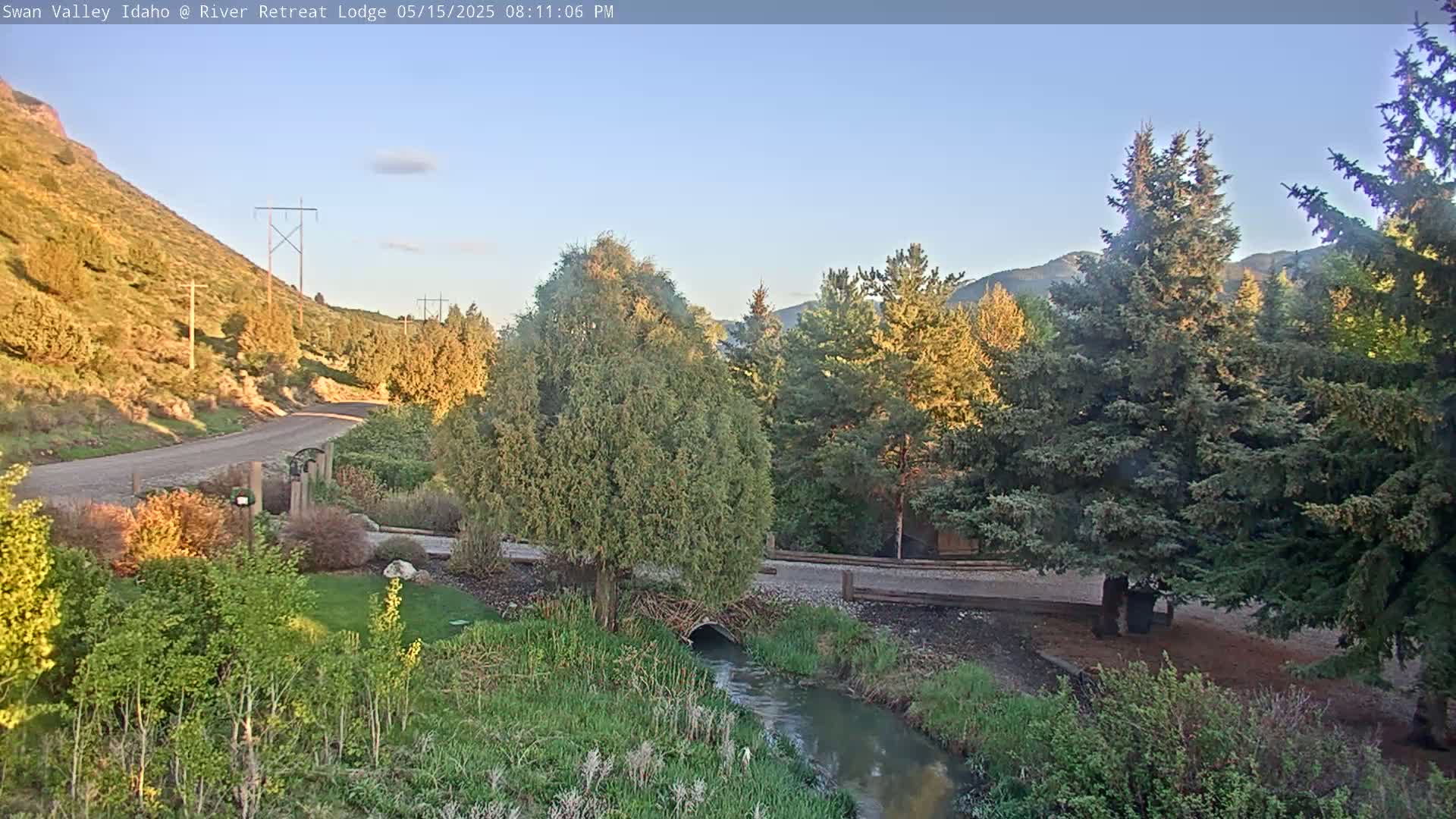 Swan Valley , River Retreat Lodge Live Cam - Irwin, Bonneville, Idaho, USA
