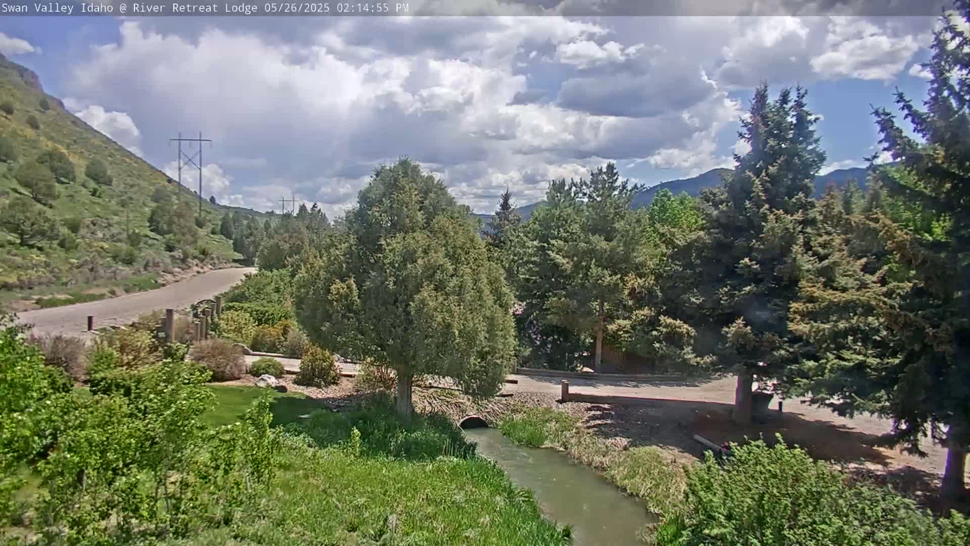 Swan Valley , River Retreat Lodge Live Cam - Irwin, Bonneville, Idaho, USA
