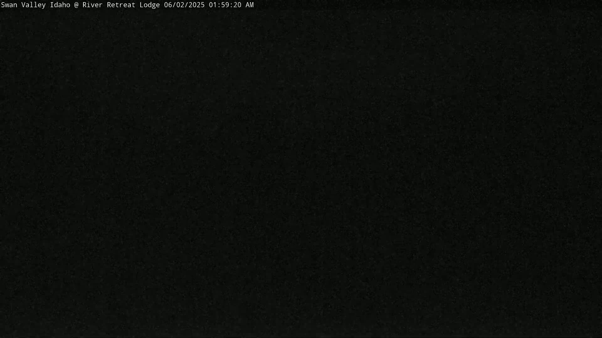 The image is a completely black screen.