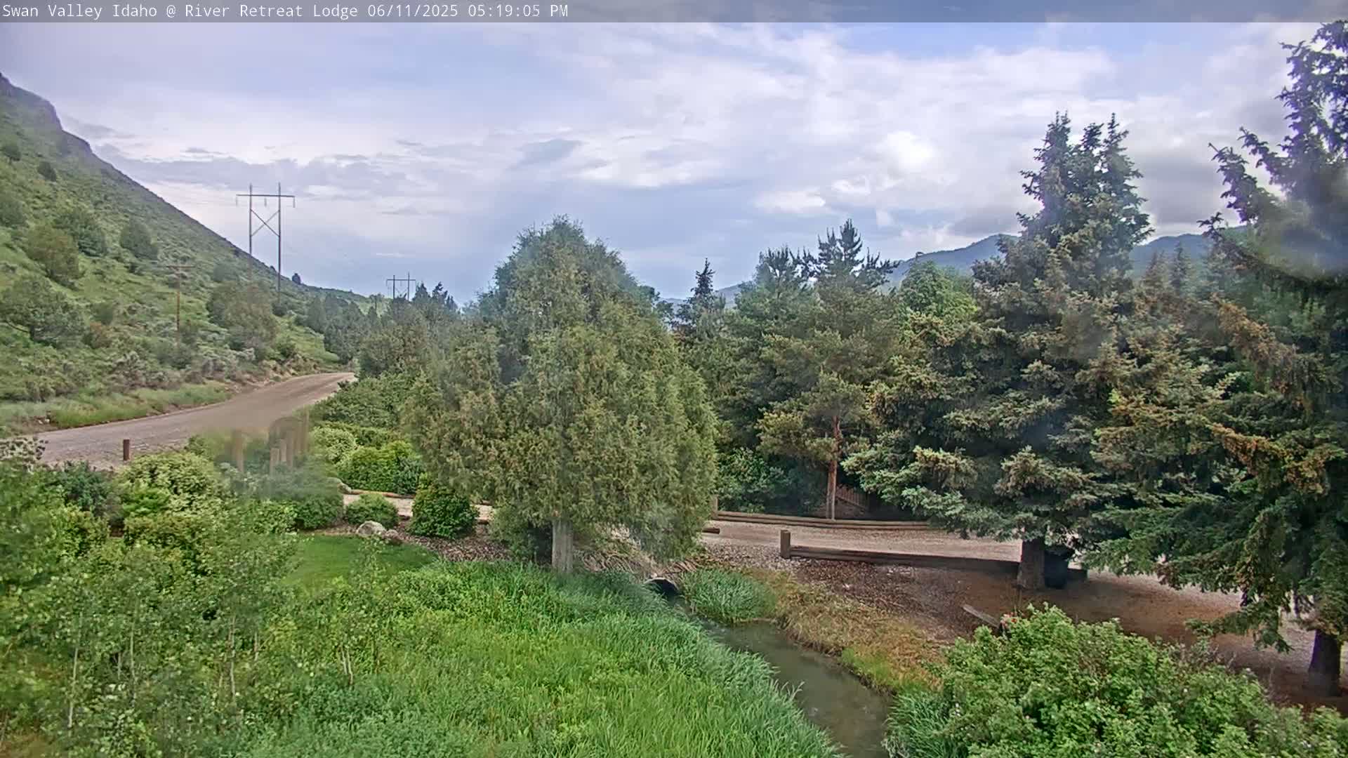 Swan Valley , River Retreat Lodge Live Cam - Irwin, Bonneville, Idaho, USA