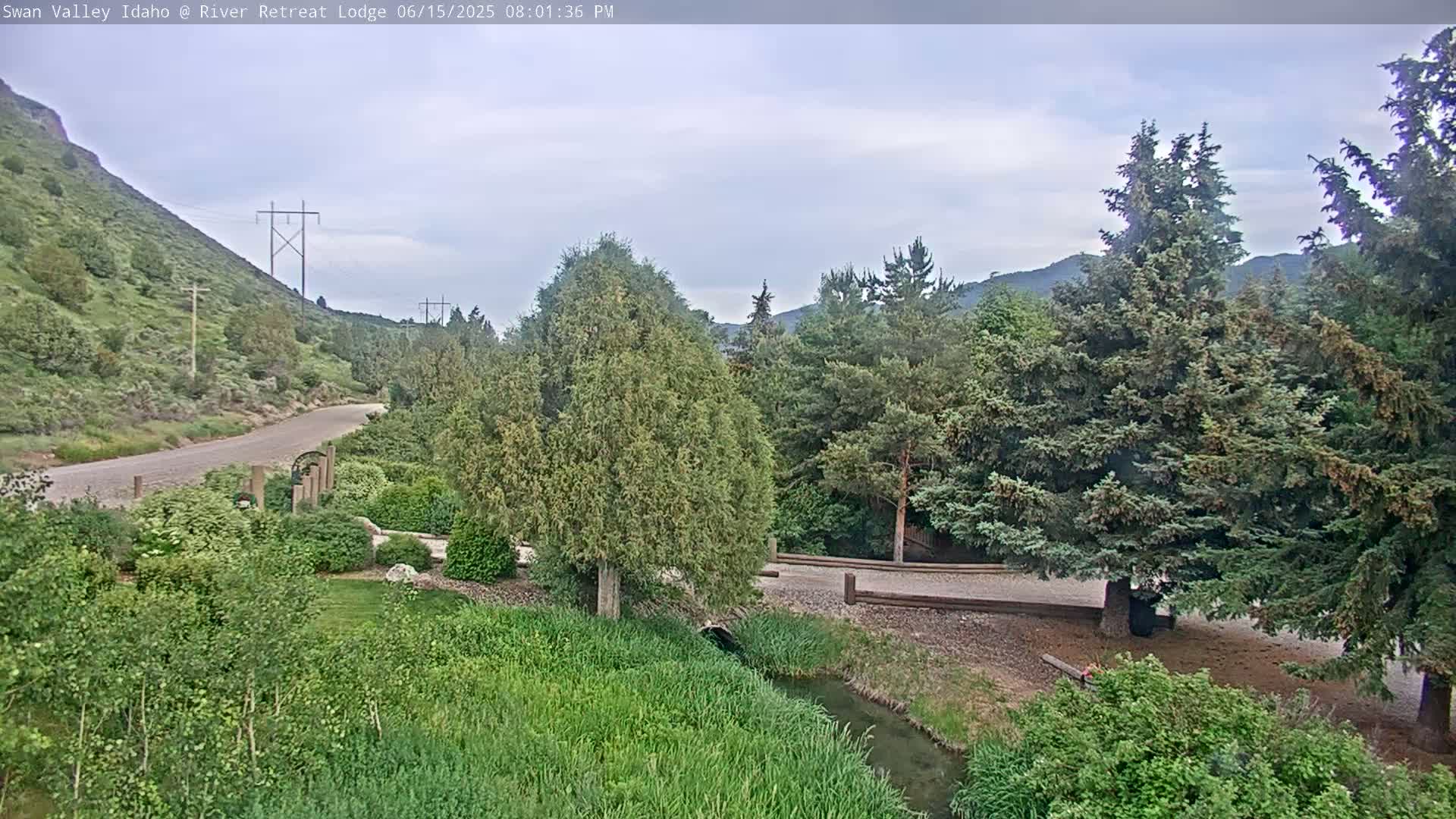 Swan Valley , River Retreat Lodge Live Cam - Irwin, Bonneville, Idaho, USA