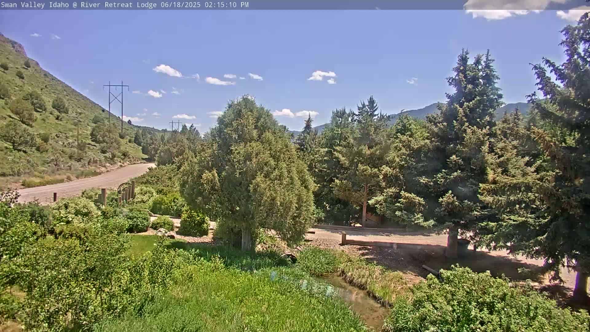 Swan Valley , River Retreat Lodge Live Cam - Irwin, Bonneville, Idaho, USA