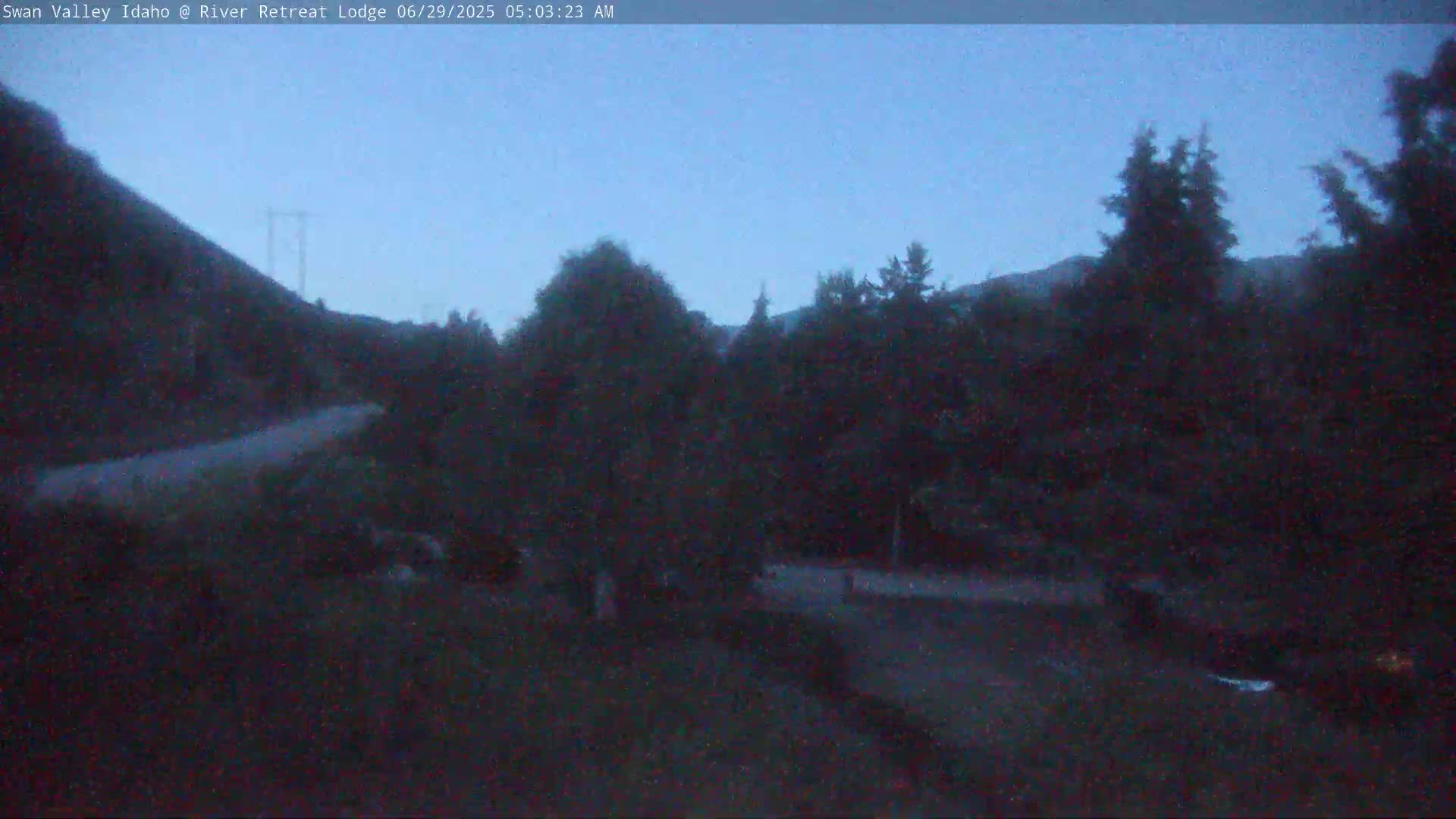 Swan Valley , River Retreat Lodge Live Cam - Irwin, Bonneville, Idaho, USA