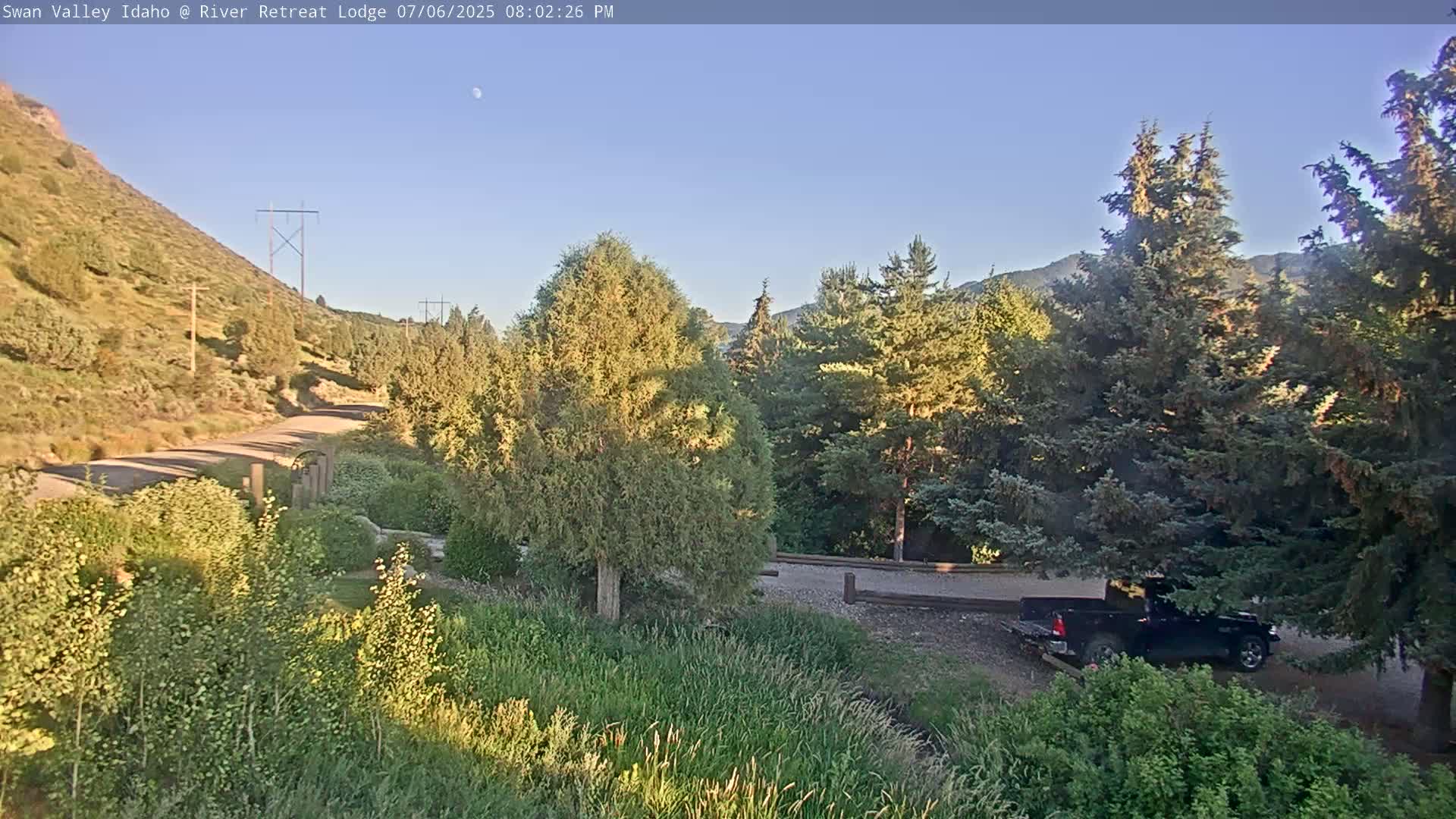 Swan Valley , River Retreat Lodge Live Cam - Irwin, Bonneville, Idaho, USA