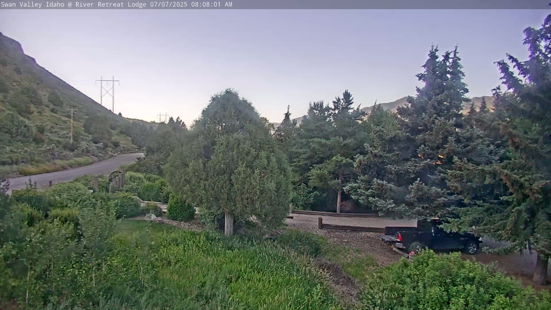 Swan Valley , River Retreat Lodge Live Cam - Irwin, Bonneville, Idaho, USA