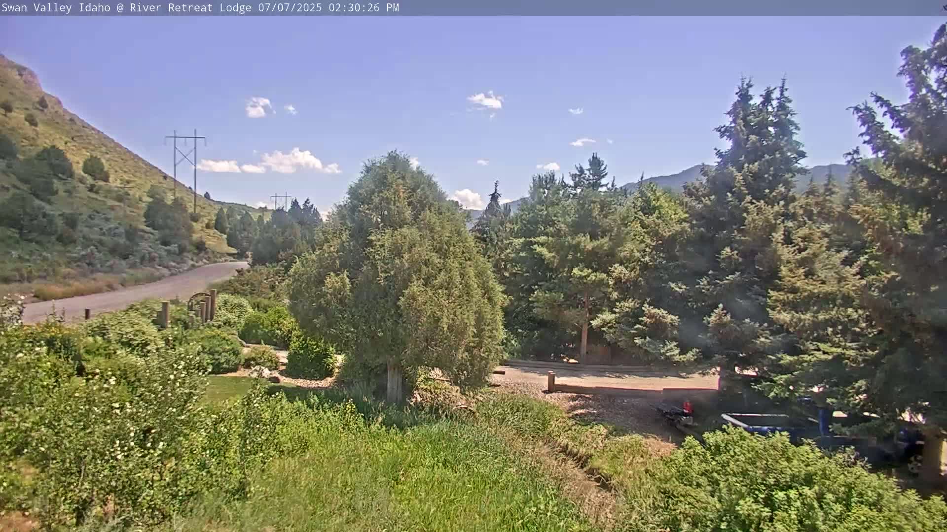 Swan Valley , River Retreat Lodge Live Cam - Irwin, Bonneville, Idaho, USA