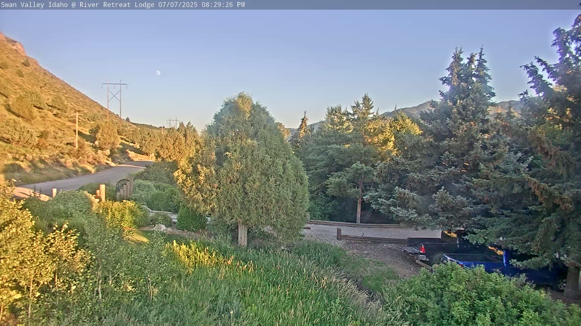 Swan Valley , River Retreat Lodge Live Cam - Irwin, Bonneville, Idaho, USA