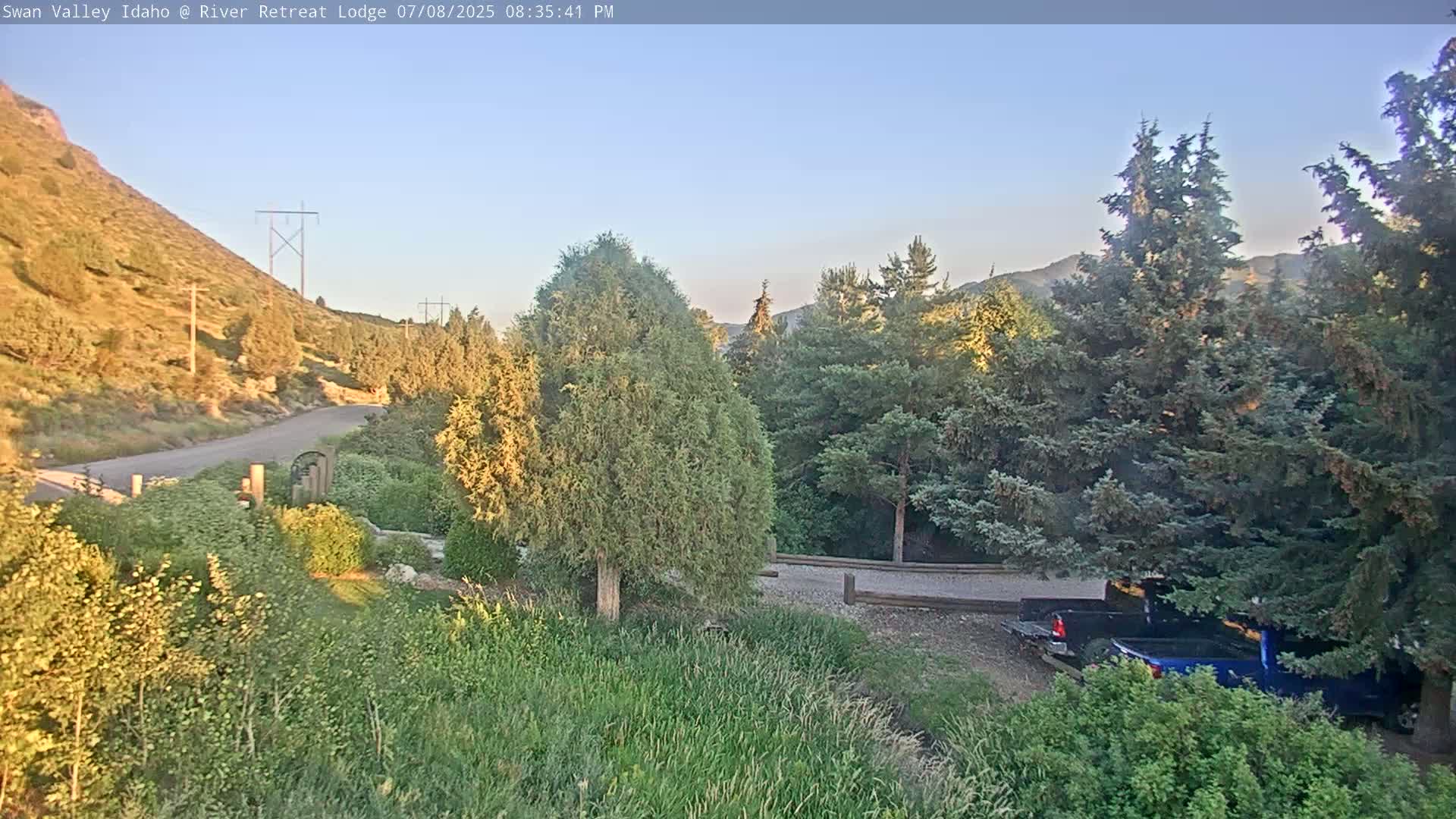 Swan Valley , River Retreat Lodge Live Cam - Irwin, Bonneville, Idaho, USA