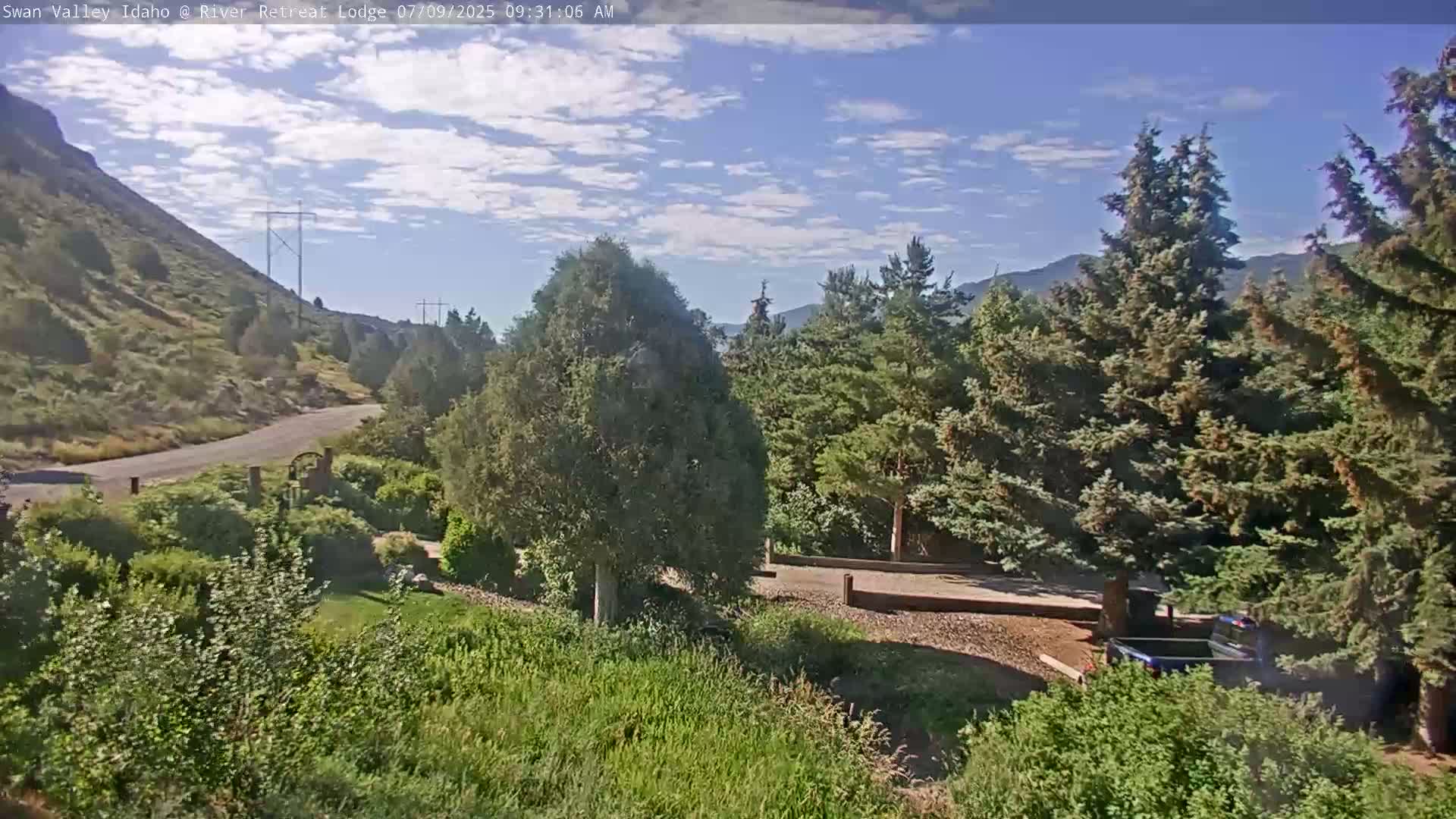 Swan Valley , River Retreat Lodge Live Cam - Irwin, Bonneville, Idaho, USA