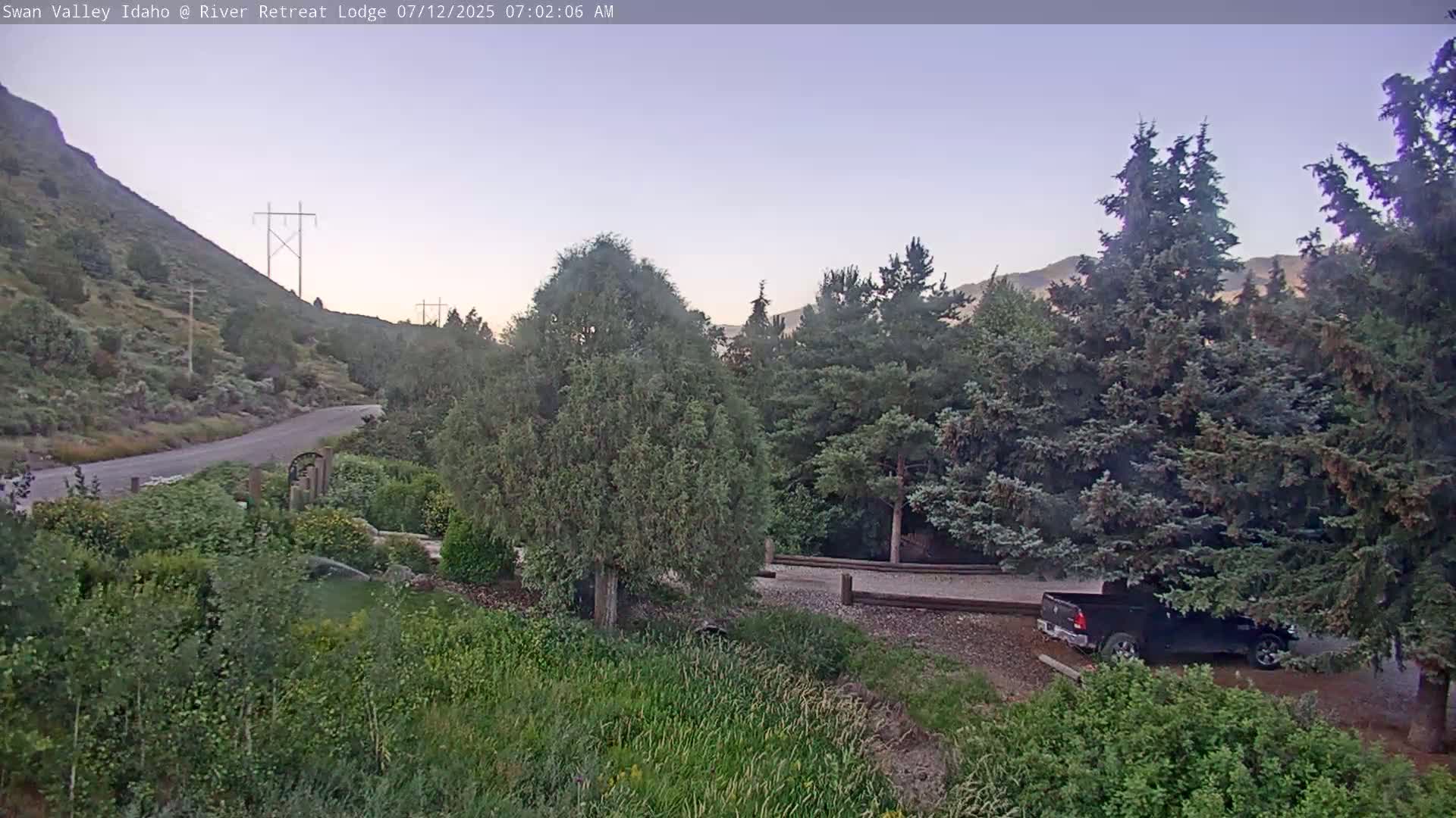 Swan Valley , River Retreat Lodge Live Cam - Irwin, Bonneville, Idaho, USA