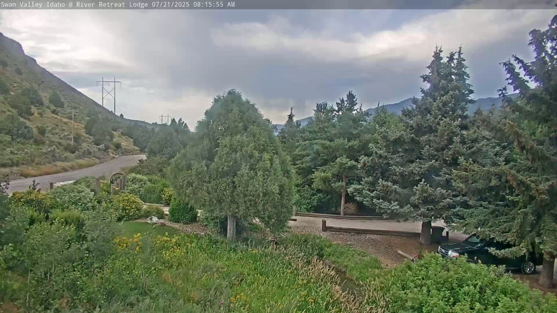 Swan Valley , River Retreat Lodge Live Cam - Irwin, Bonneville, Idaho, USA