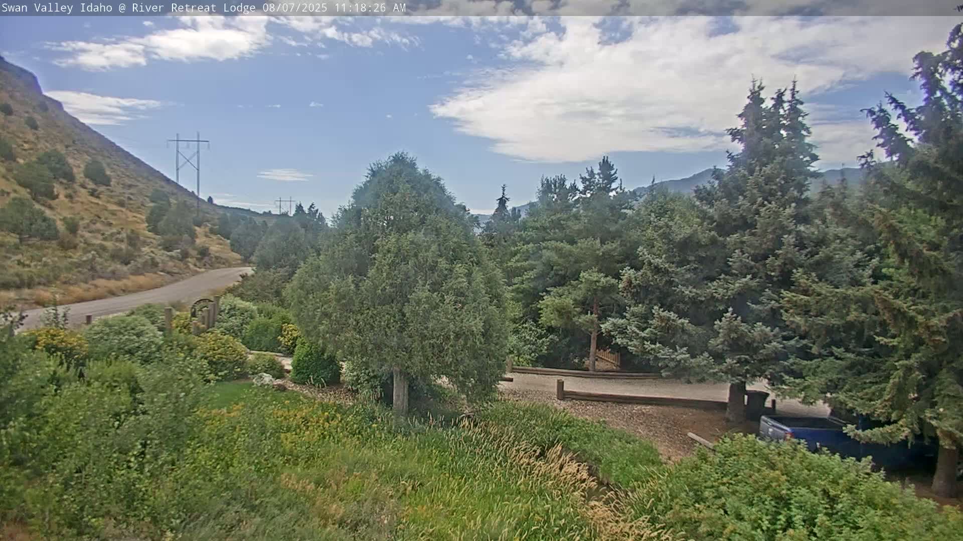 Swan Valley , River Retreat Lodge Live Cam - Irwin, Bonneville, Idaho, USA