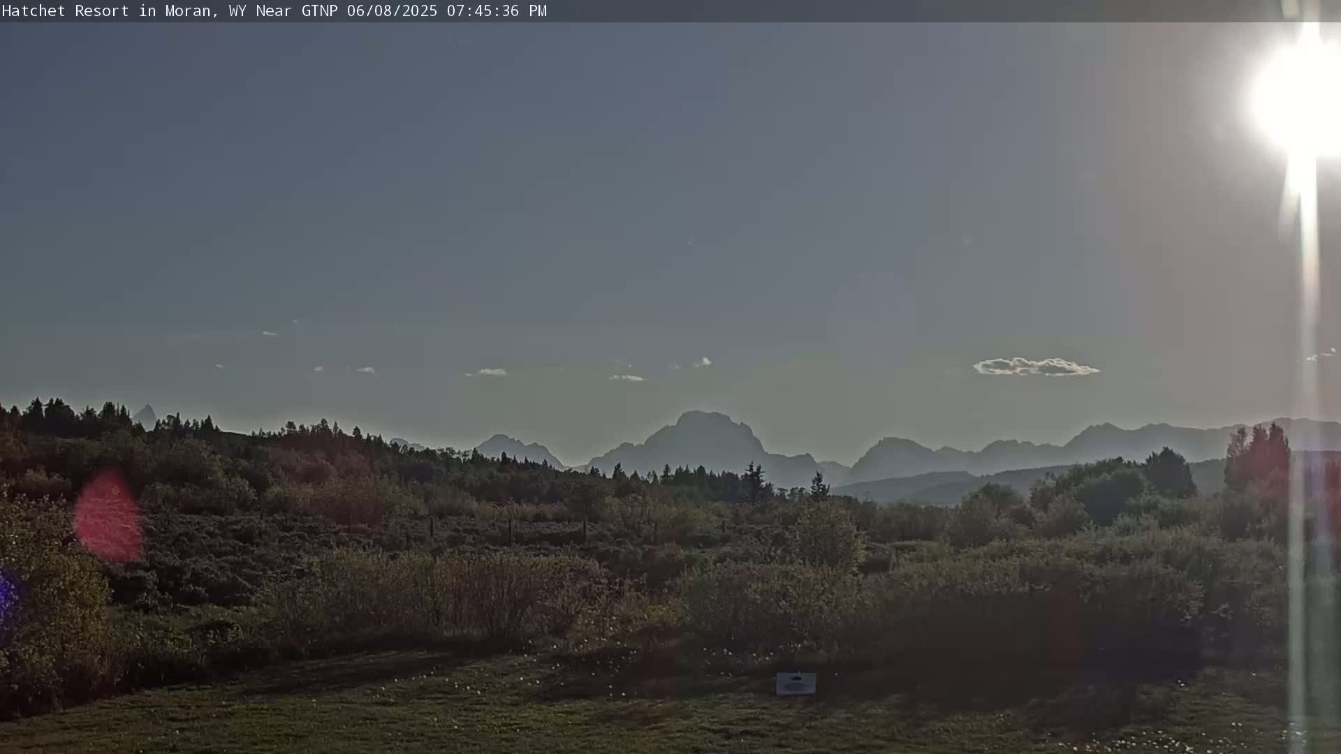 Moran, Hatchet Campground Live Cam - Moran, Teton, Wyoming, USA