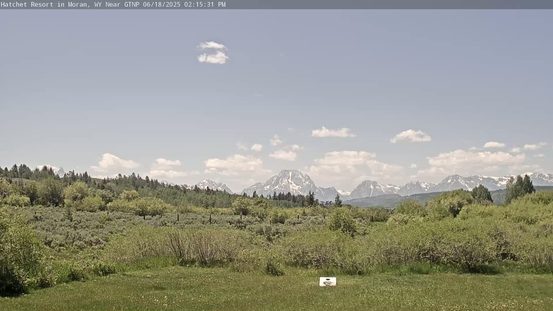 Moran, Hatchet Campground Live Cam - Moran, Teton, Wyoming, USA
