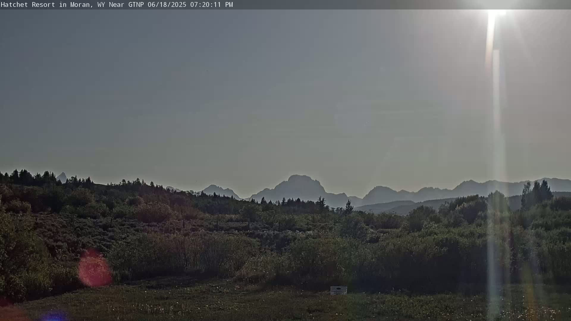 Moran, Hatchet Campground Live Cam - Moran, Teton, Wyoming, USA