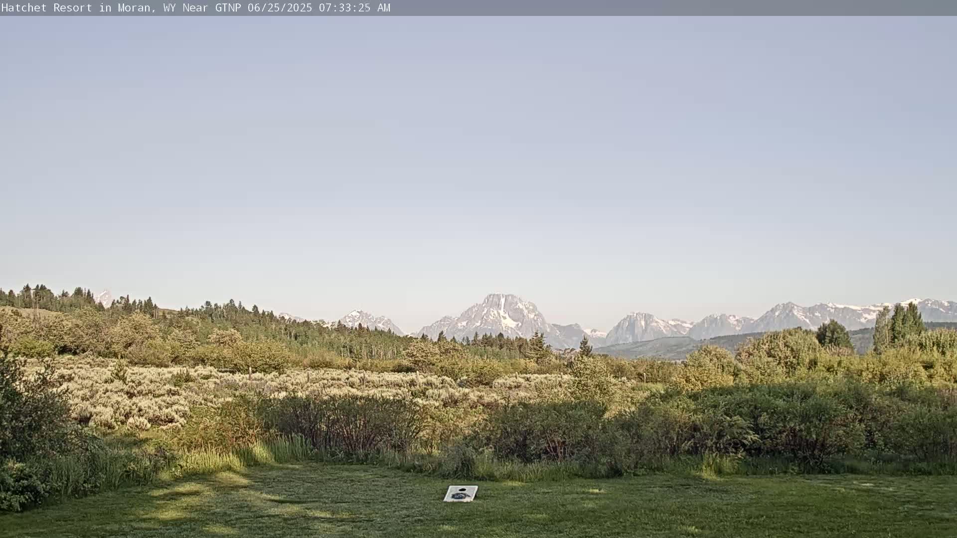 Moran, Hatchet Campground Live Cam - Moran, Teton, Wyoming, USA