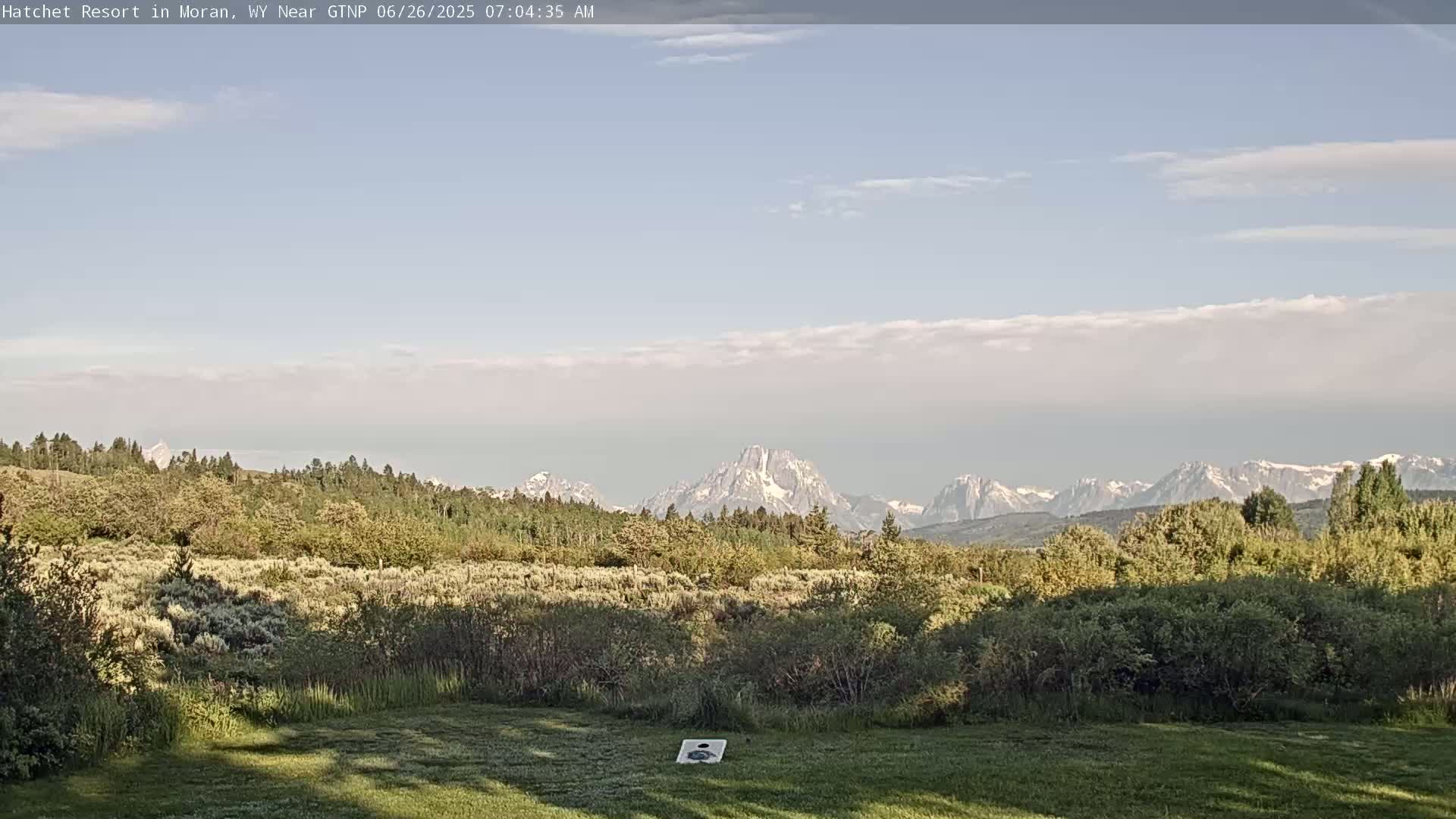 Moran, Hatchet Campground Live Cam - Moran, Teton, Wyoming, USA