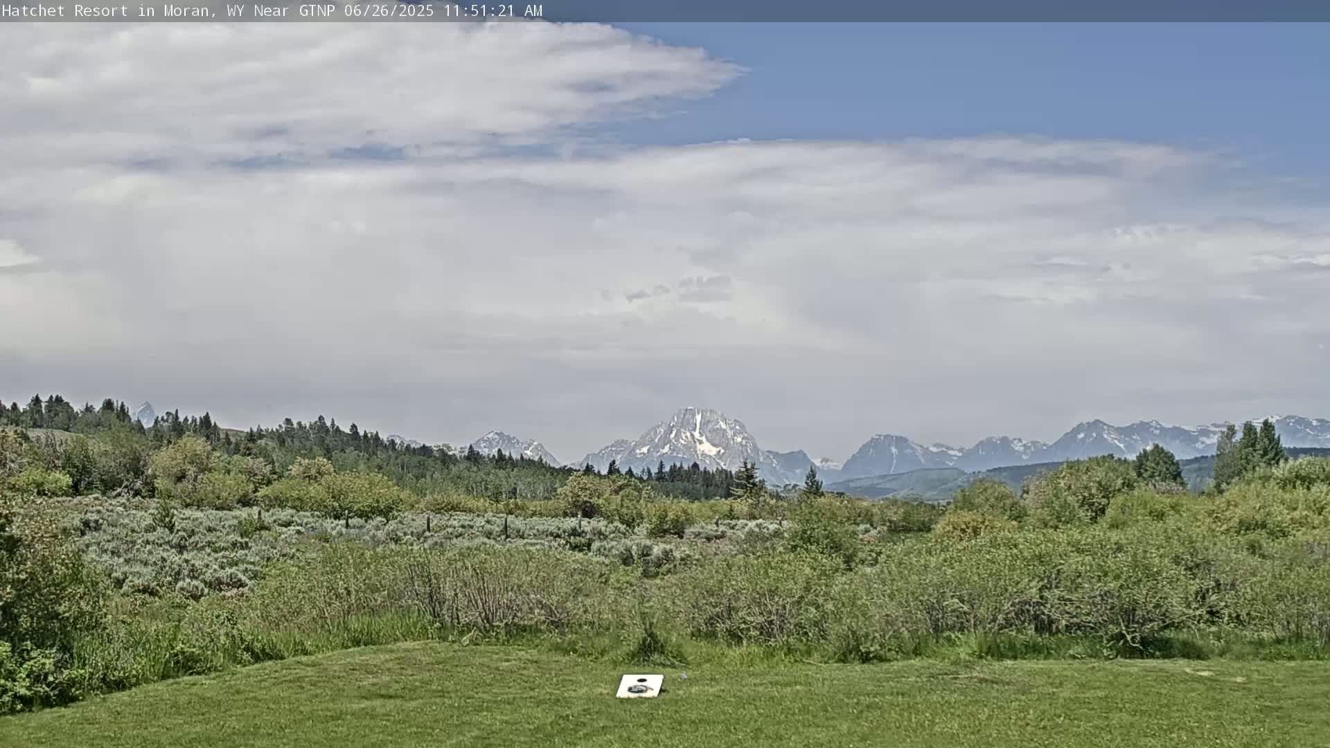 Moran, Hatchet Campground Live Cam - Moran, Teton, Wyoming, USA