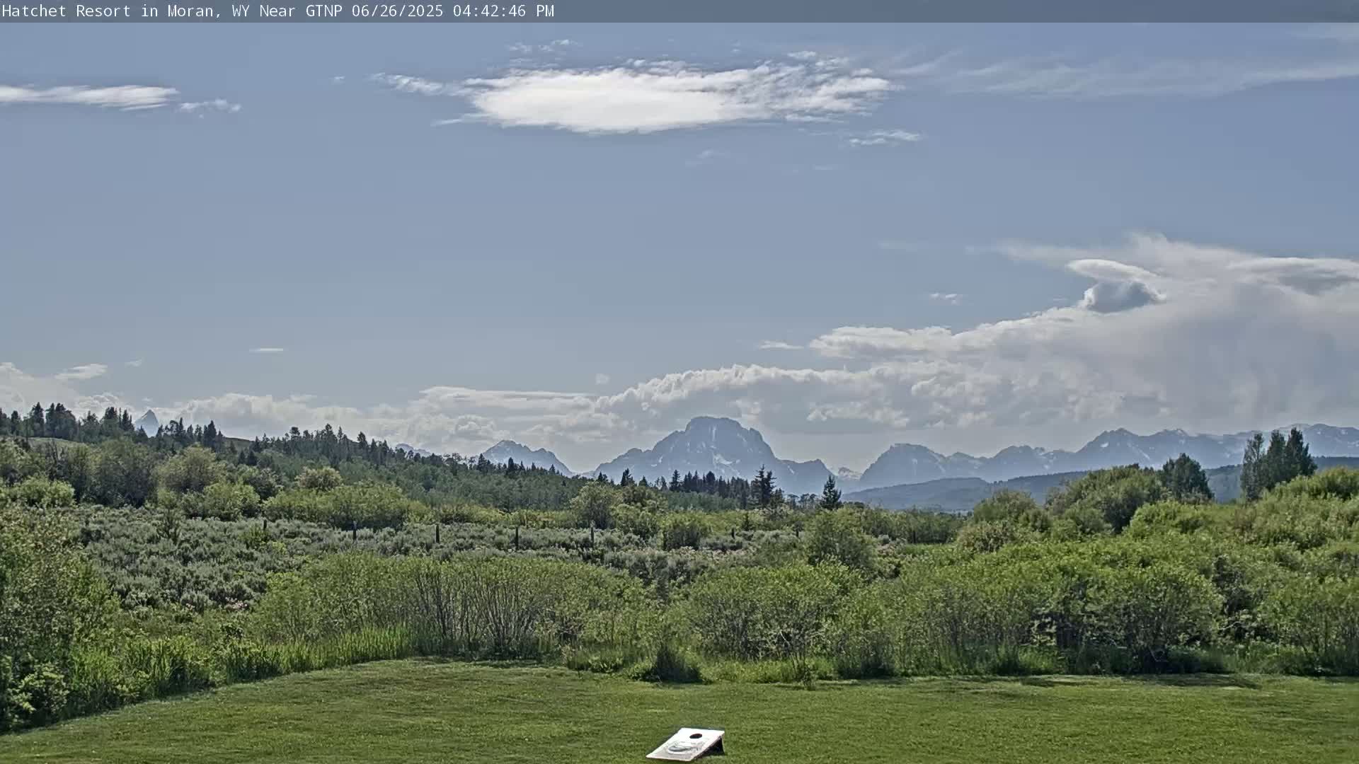 Moran, Hatchet Campground Live Cam - Moran, Teton, Wyoming, USA