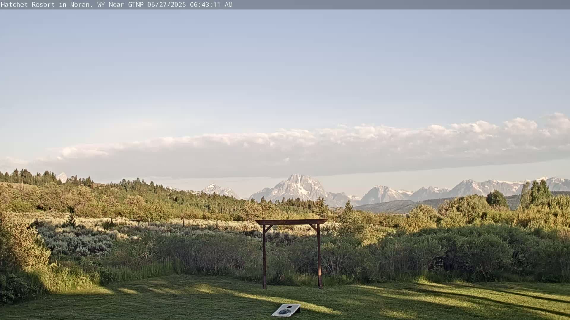 Moran, Hatchet Campground Live Cam - Moran, Teton, Wyoming, USA