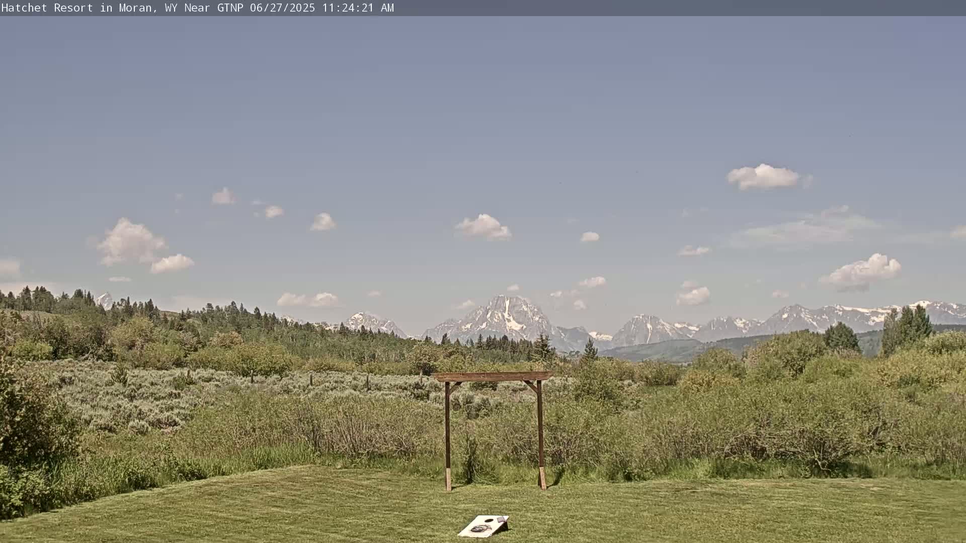 Moran, Hatchet Campground Live Cam - Moran, Teton, Wyoming, USA