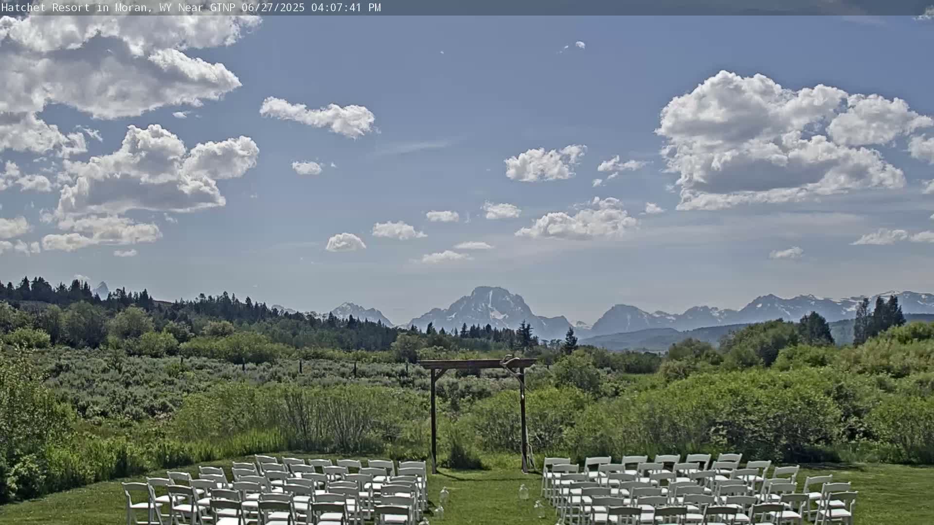 Moran, Hatchet Campground Live Cam - Moran, Teton, Wyoming, USA