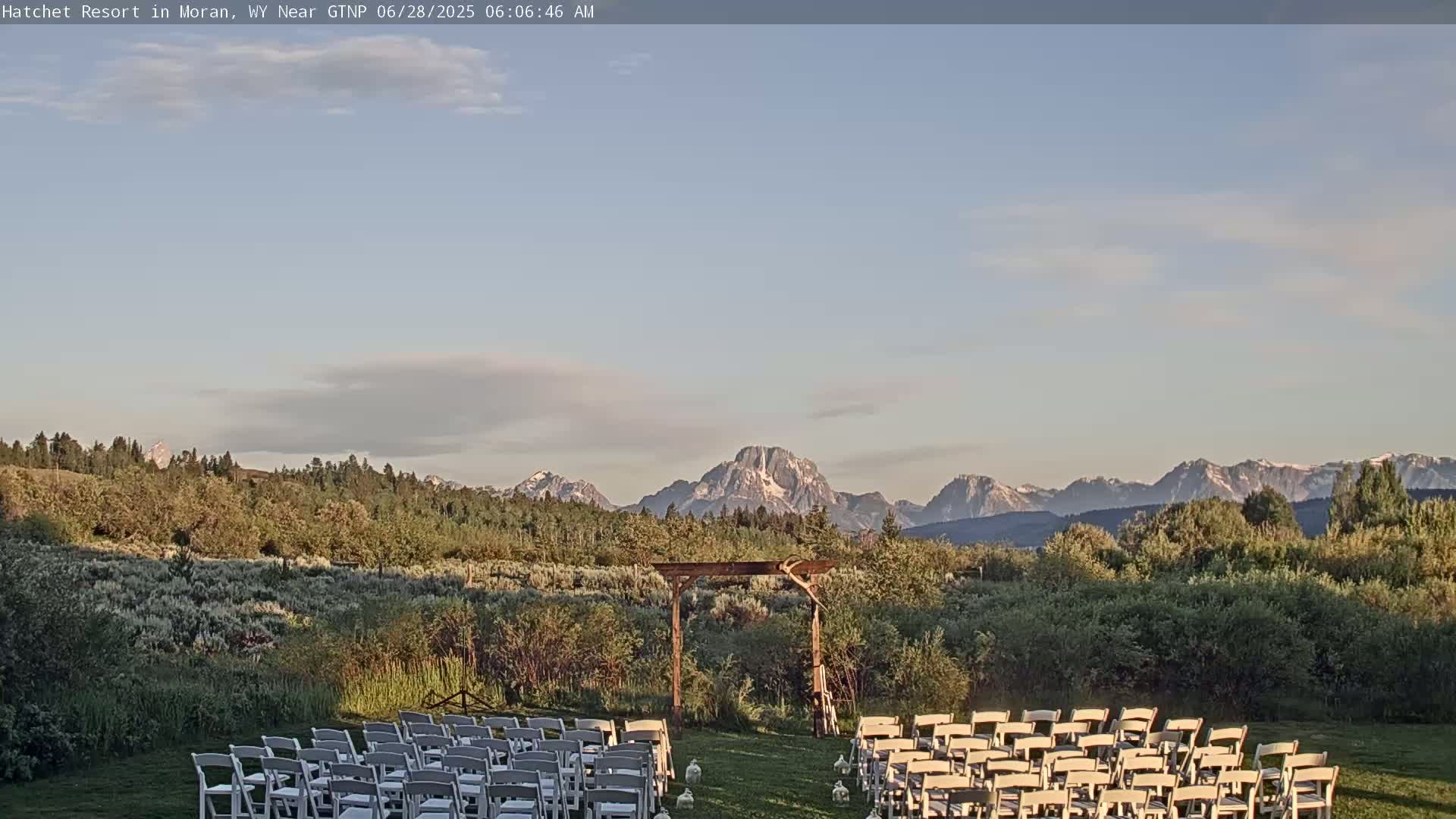 Moran, Hatchet Campground Live Cam - Moran, Teton, Wyoming, USA