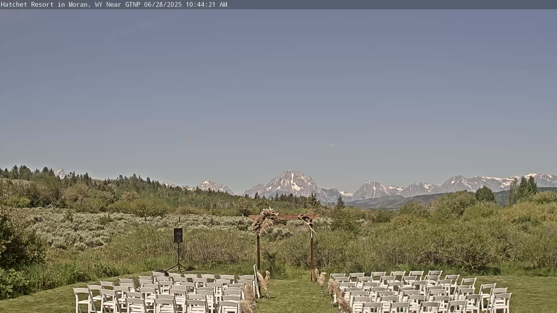 Moran, Hatchet Campground Live Cam - Moran, Teton, Wyoming, USA