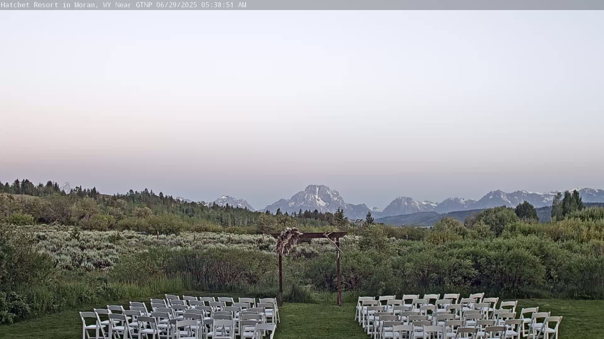Moran, Hatchet Campground Live Cam - Moran, Teton, Wyoming, USA