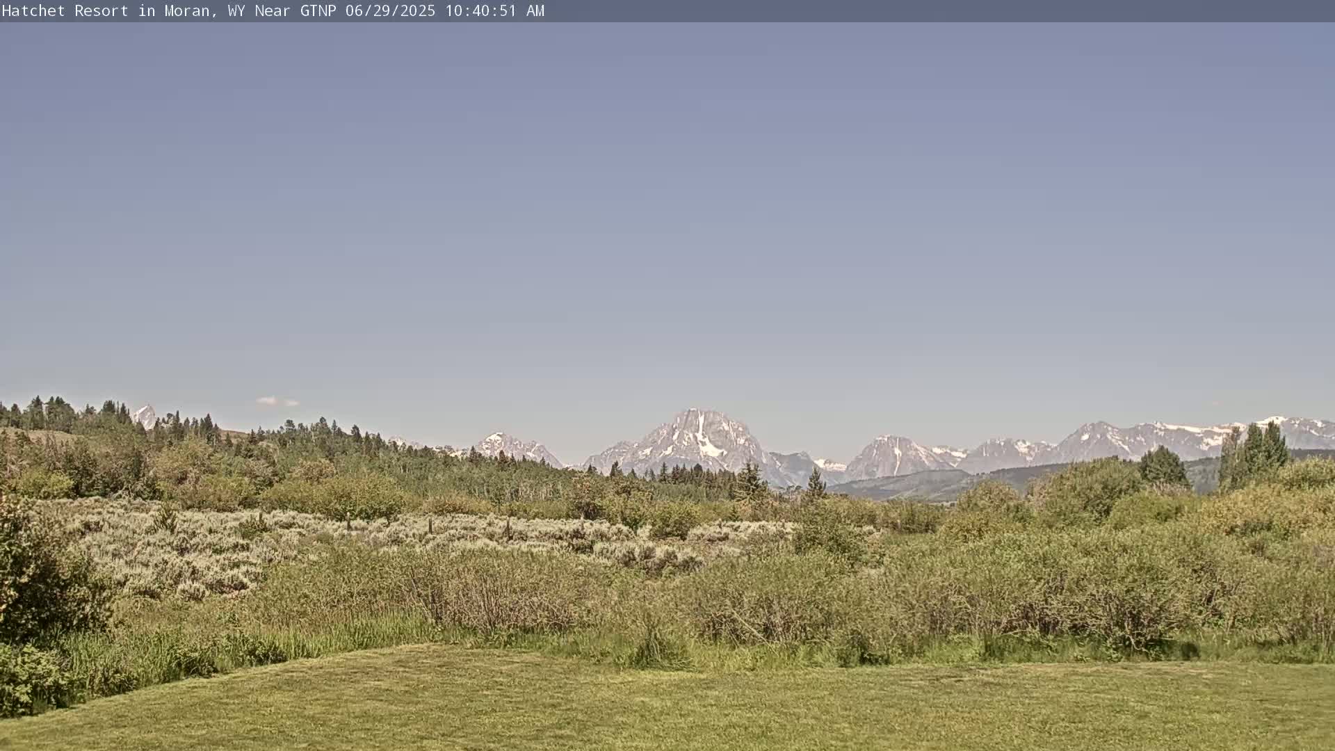 Moran, Hatchet Campground Live Cam - Moran, Teton, Wyoming, USA