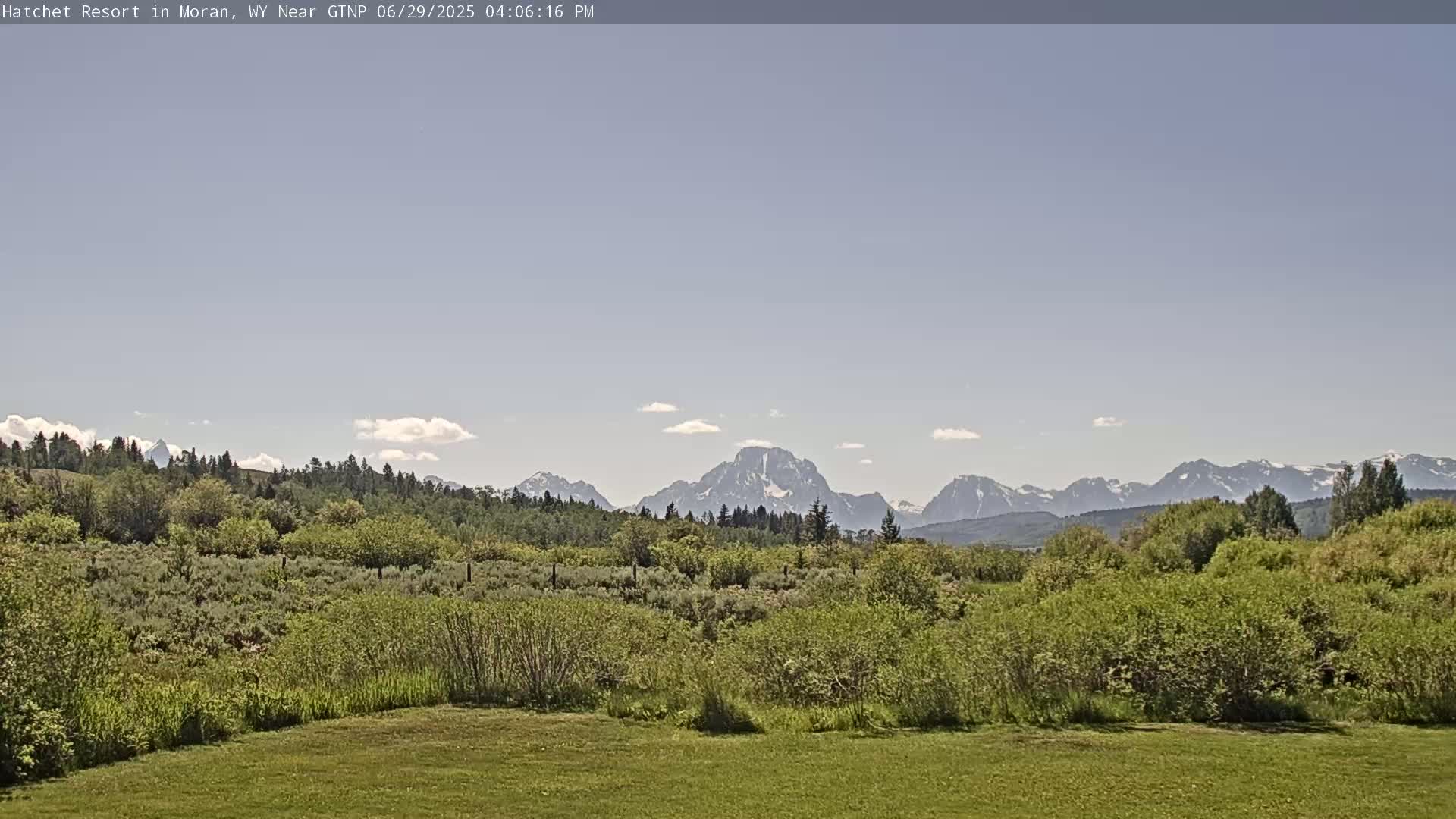 Moran, Hatchet Campground Live Cam - Moran, Teton, Wyoming, USA