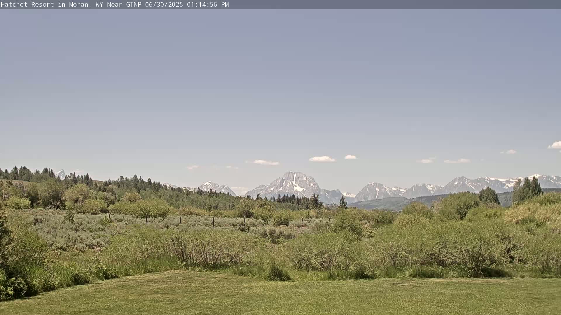 Moran, Hatchet Campground Live Cam - Moran, Teton, Wyoming, USA